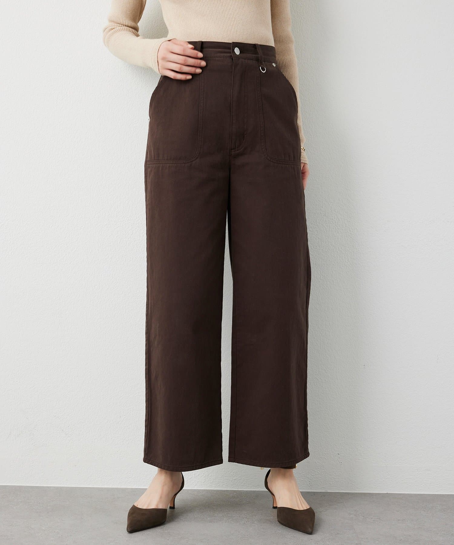 Whim Gazette(ウィム ガゼット) 【THE PAUSE】コットンツイルベイカーパンツ