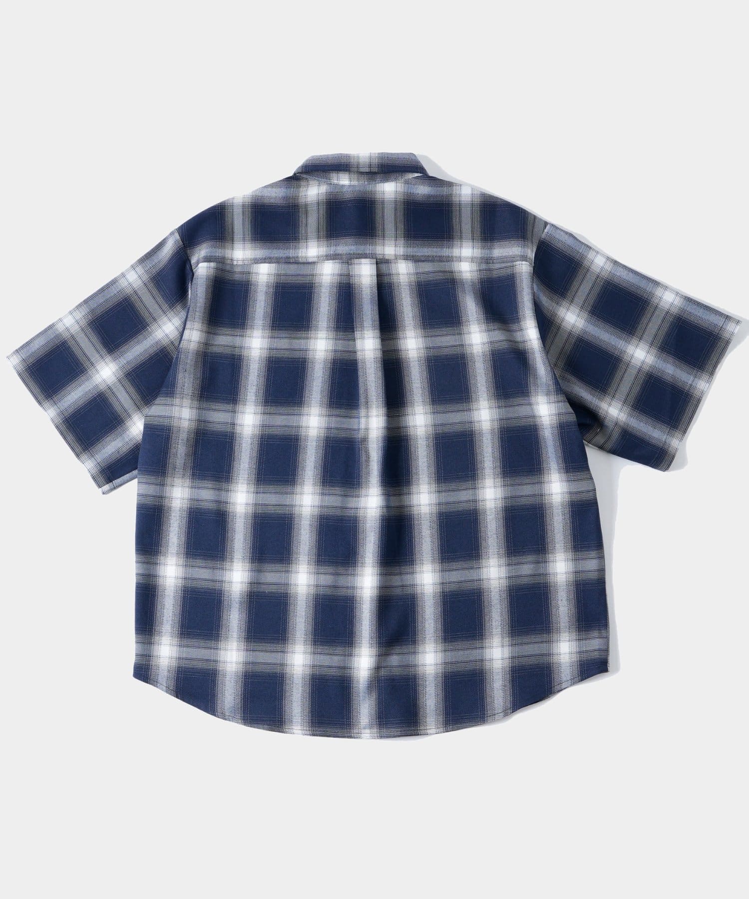 OUTLET(アウトレット) 【WHO'S WHO gallery】オンブレチェック半袖シャツ