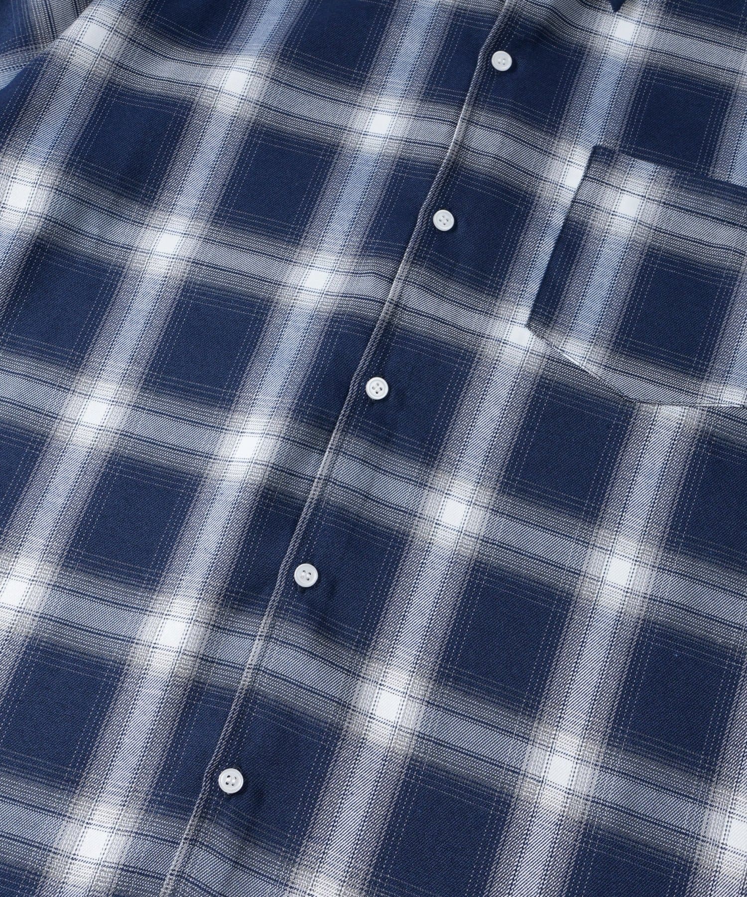 OUTLET(アウトレット) 【WHO'S WHO gallery】オンブレチェック半袖シャツ