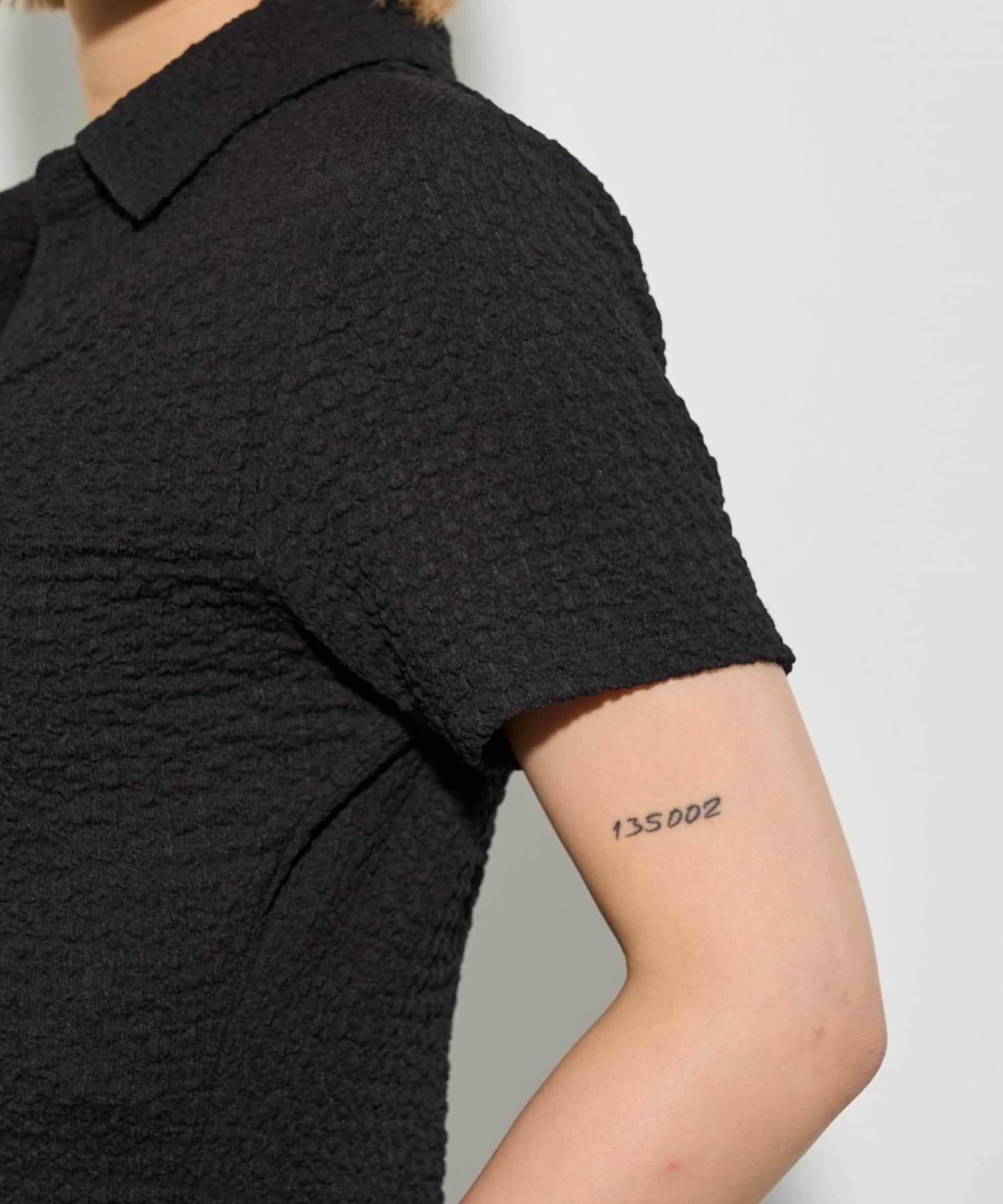 OUTLET(アウトレット) 【WHO'S WHO gallery】ポコポコギャザーシャツ