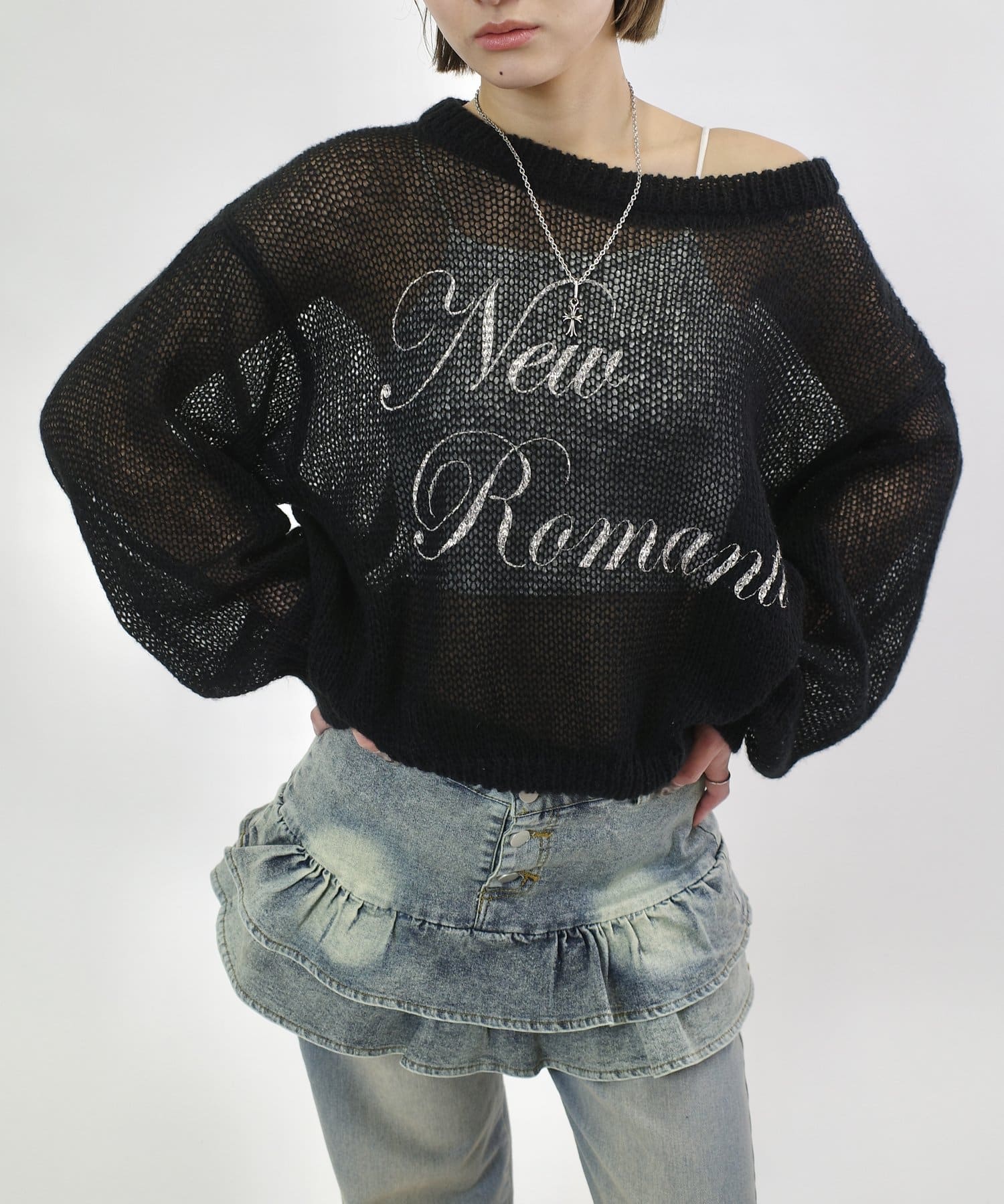 WHO'S WHO gallery】シアーニットトップス | OUTLET(アウトレット