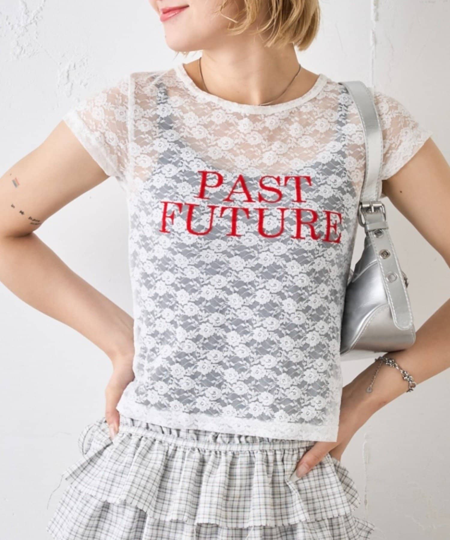 OUTLET(アウトレット) 【WHO'S WHO gallery】 FUTURE レースTEE