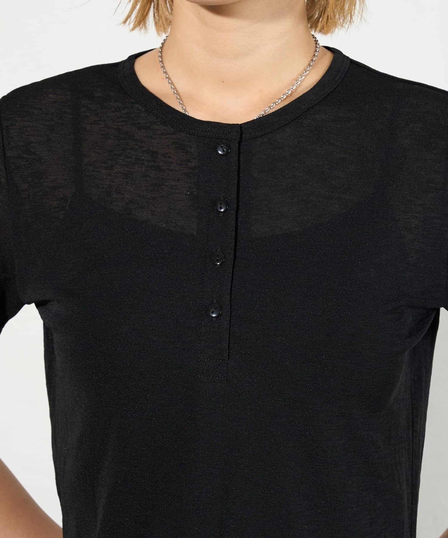 OUTLET(アウトレット) 【WHO'S WHO gallery】シアーヘンリーTEE