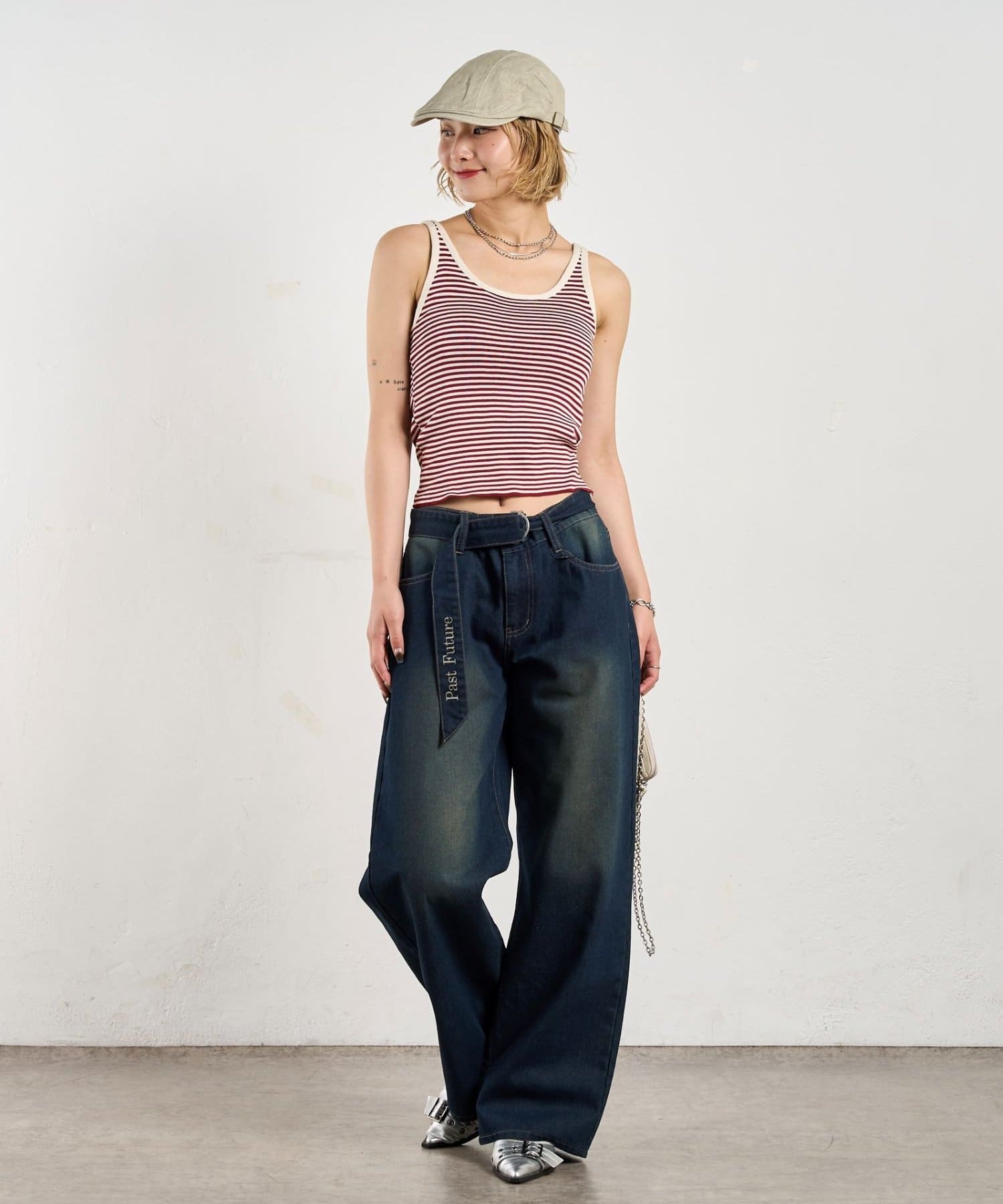 OUTLET(アウトレット) 【WHO'S WHO gallery】パイピングニットキャミソール / 6色展開