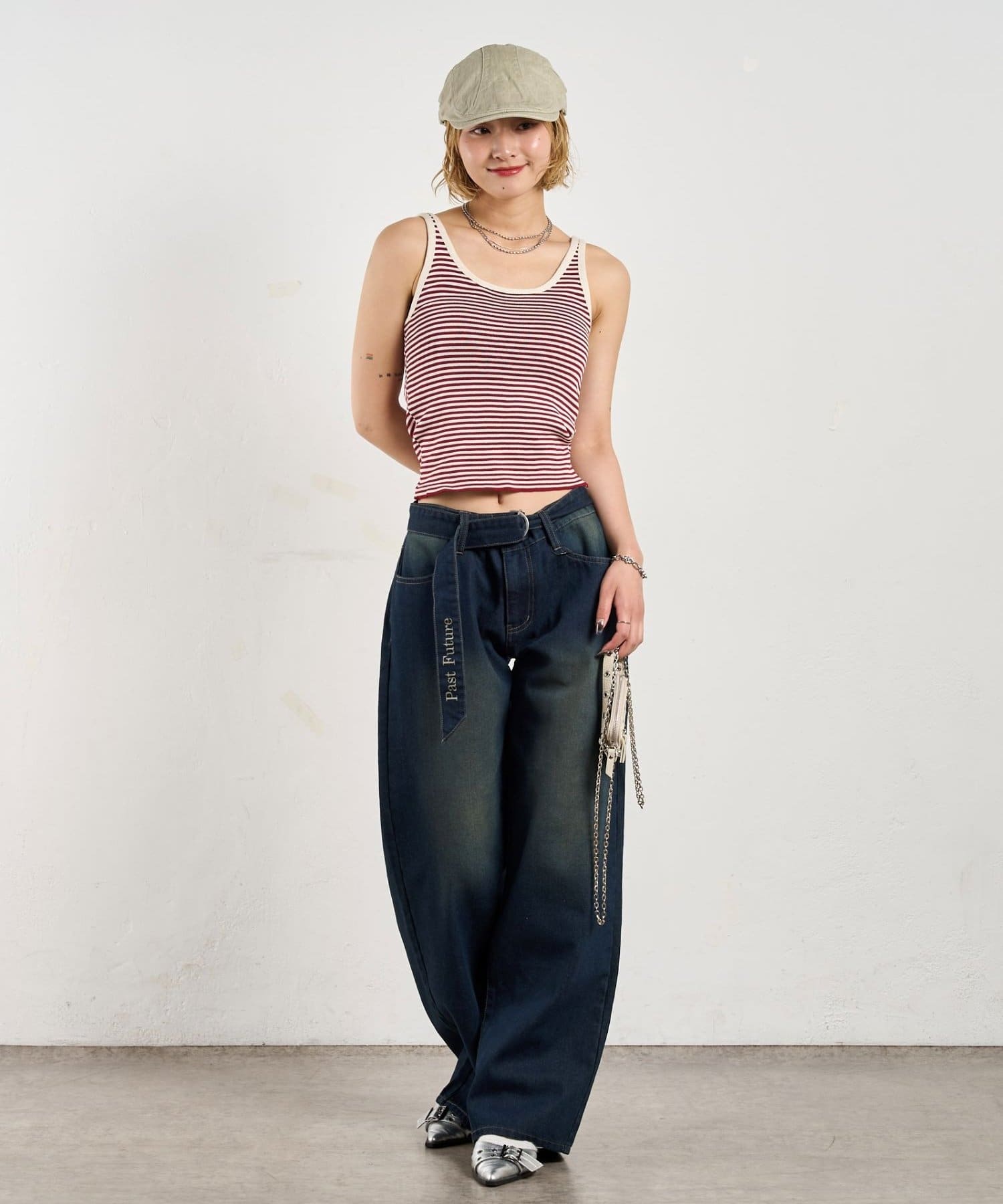 OUTLET(アウトレット) 【WHO'S WHO gallery】パイピングニットキャミソール / 6色展開