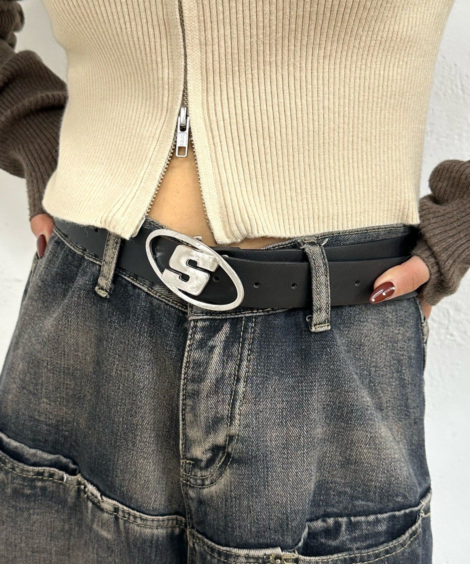 ロデオ♡ロゴベルト LOEWE（ロエベ） ベルト LETTERING LOGO BELT ロゴベルト レディース