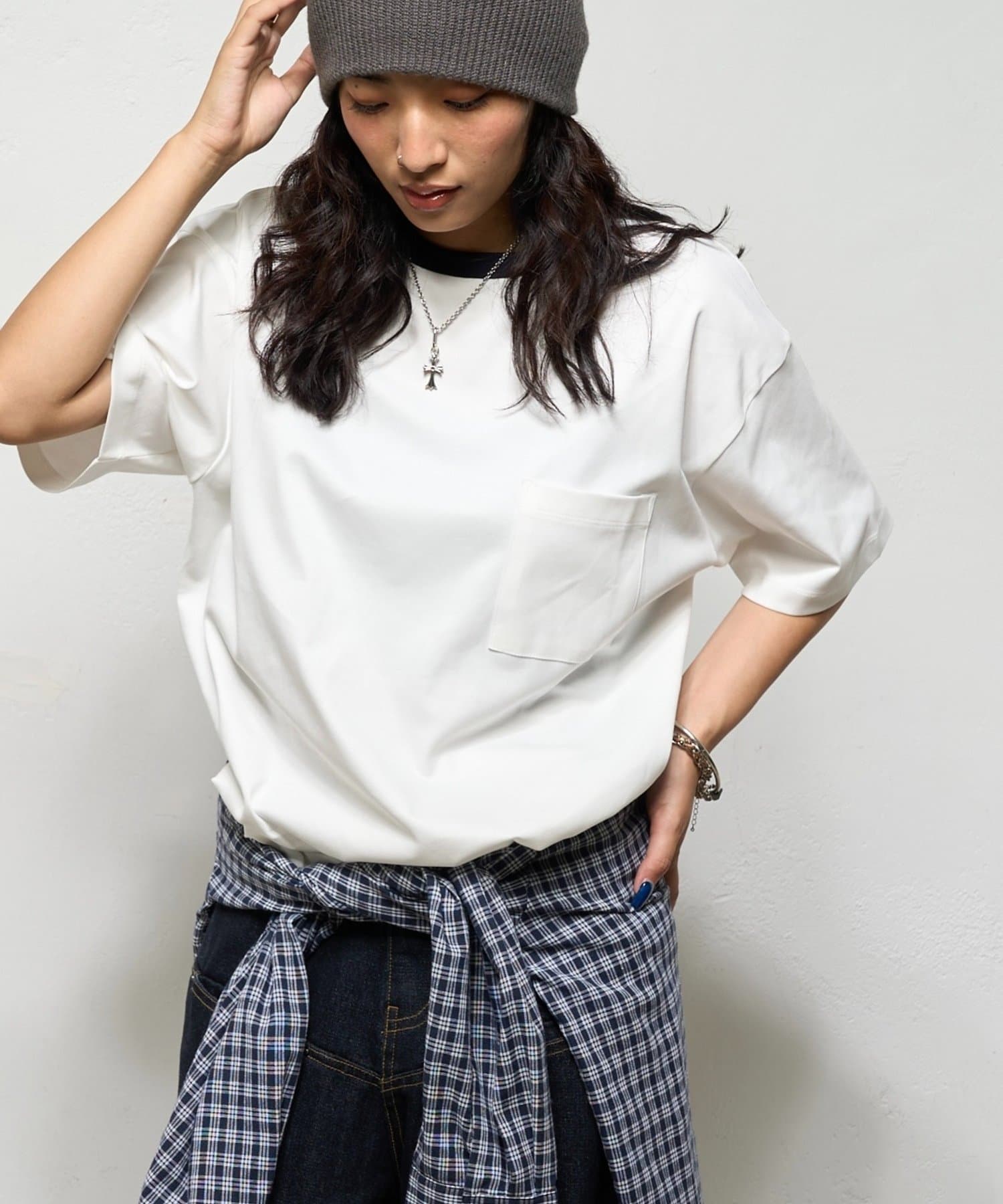 OUTLET(アウトレット) 【WHO'S WHO gallery】 リンガーTEE / 2サイズ