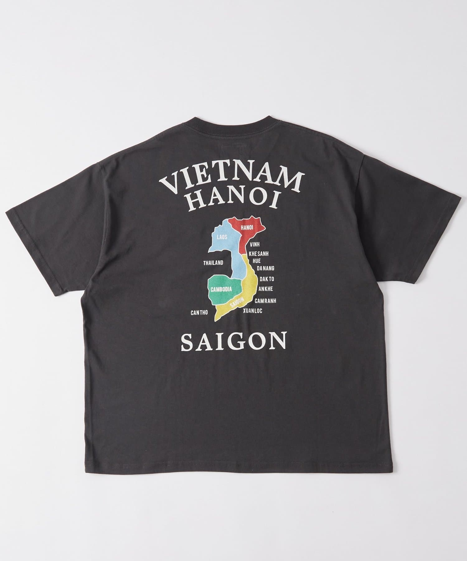 OUTLET(アウトレット) 【WHO'S WHO gallery】虎刺繍ベトナムグラフィックT / 3サイズ