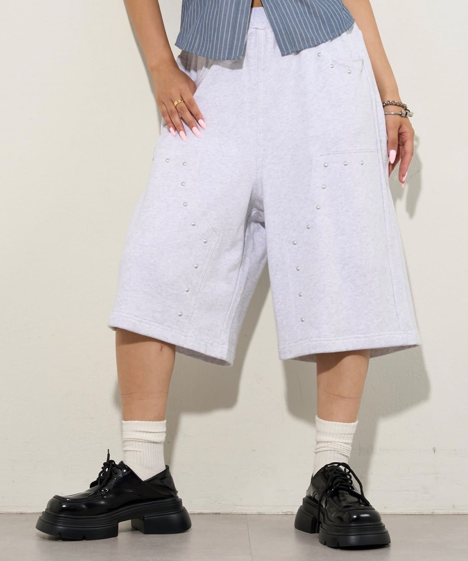 OUTLET(アウトレット) 【WHO'S WHO gallery】ダブルニーホットフィットハーフパンツ