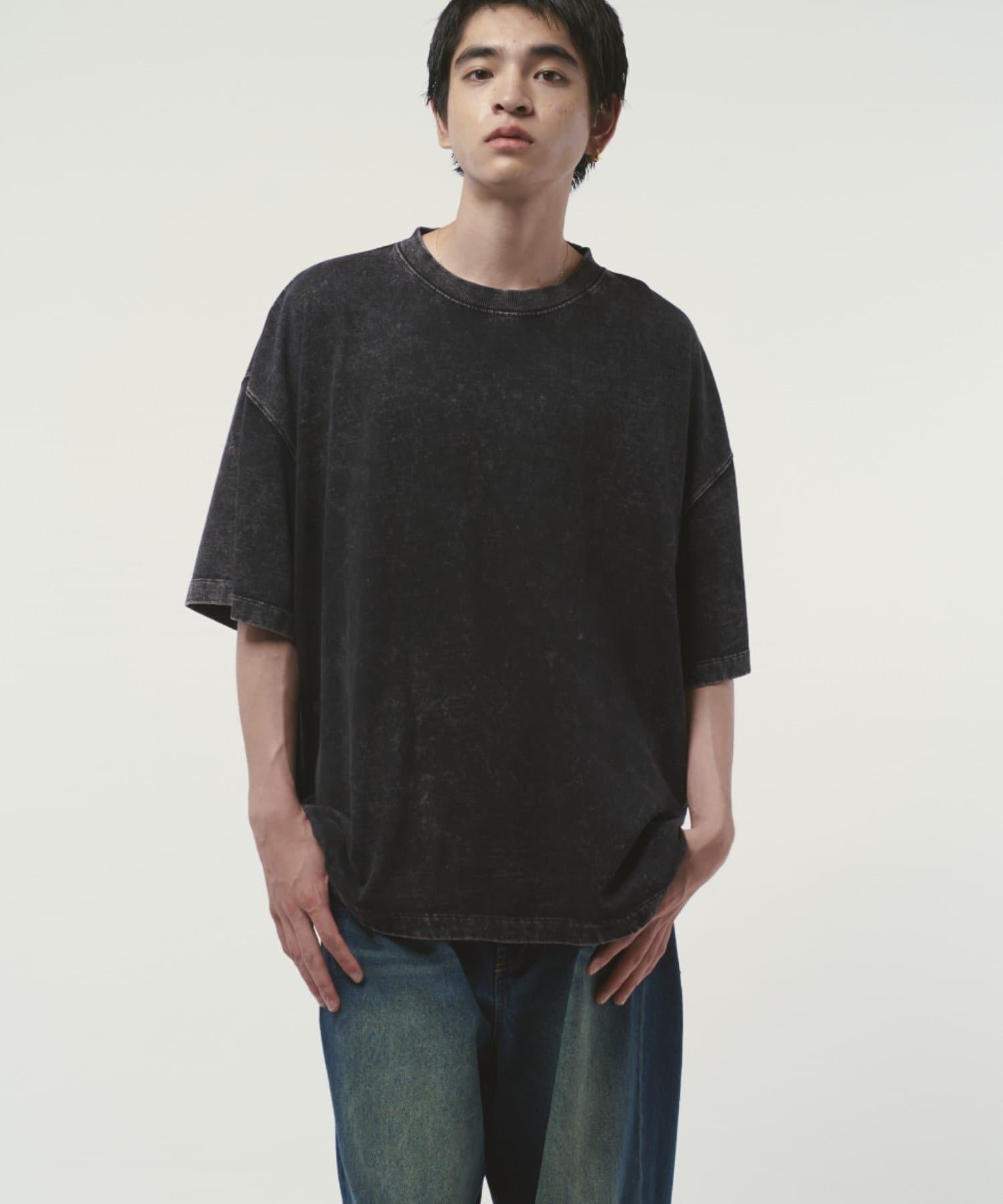 OUTLET(アウトレット) 【Lui's】パウダーブリーチBIG Tシャツ