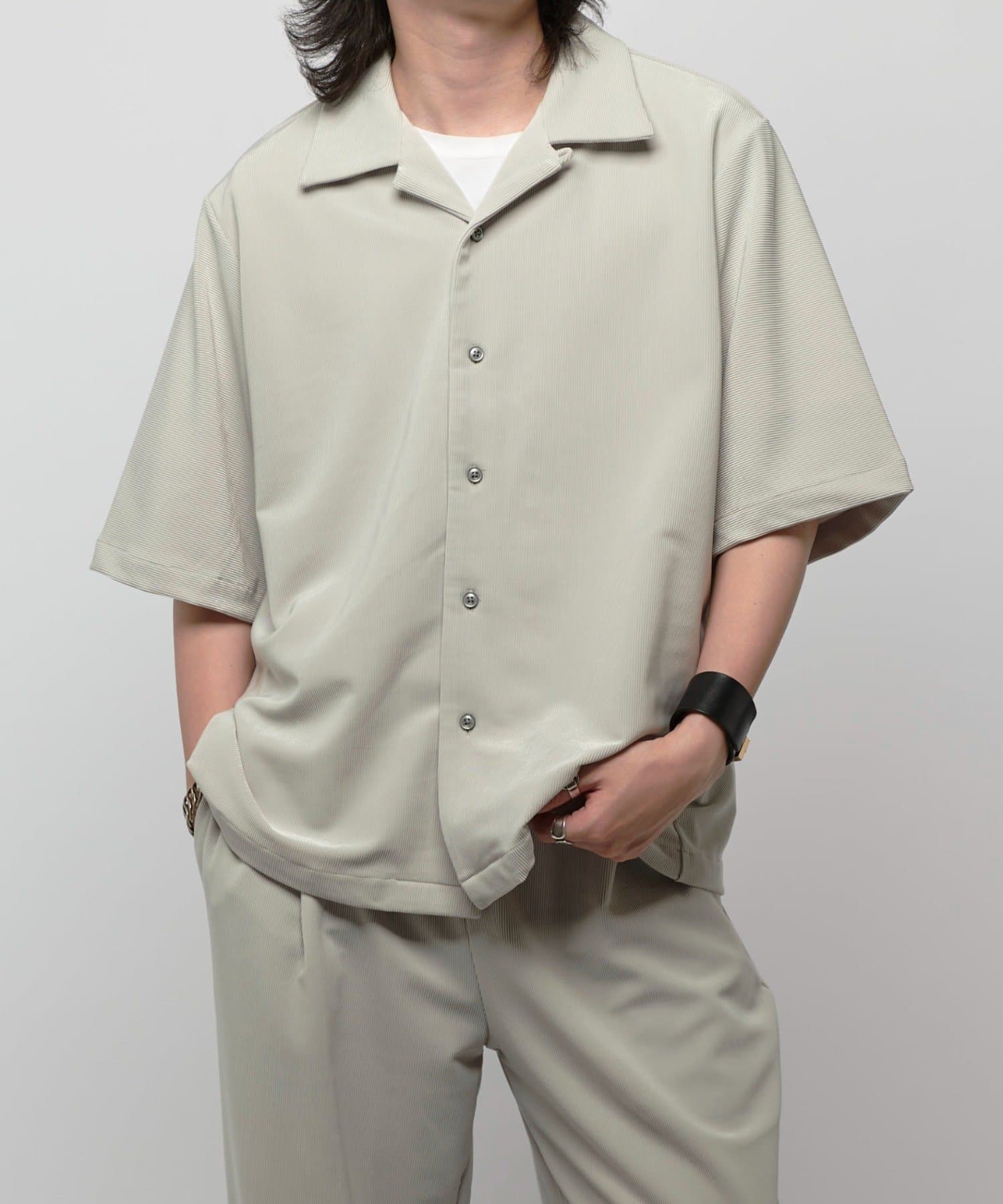 Lui's】コードピケオープンカラーシャツ | OUTLET(アウトレット)メンズ