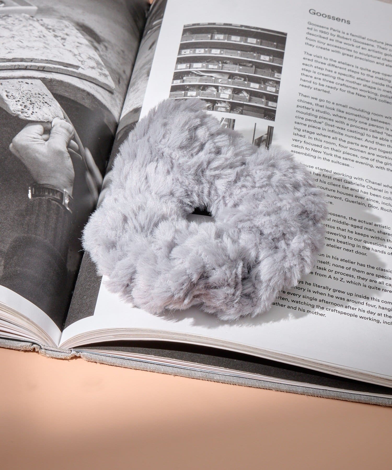 Lattice(ラティス) キルティング風エコファーシュシュ