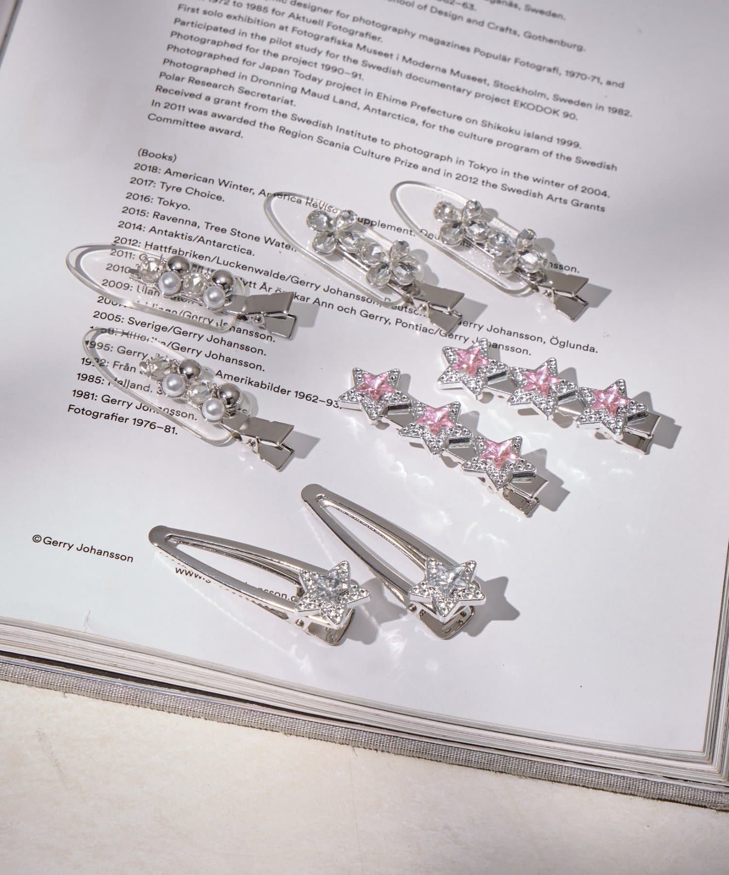 Lattice(ラティス) スターストーンヘアクリップセット(2P)