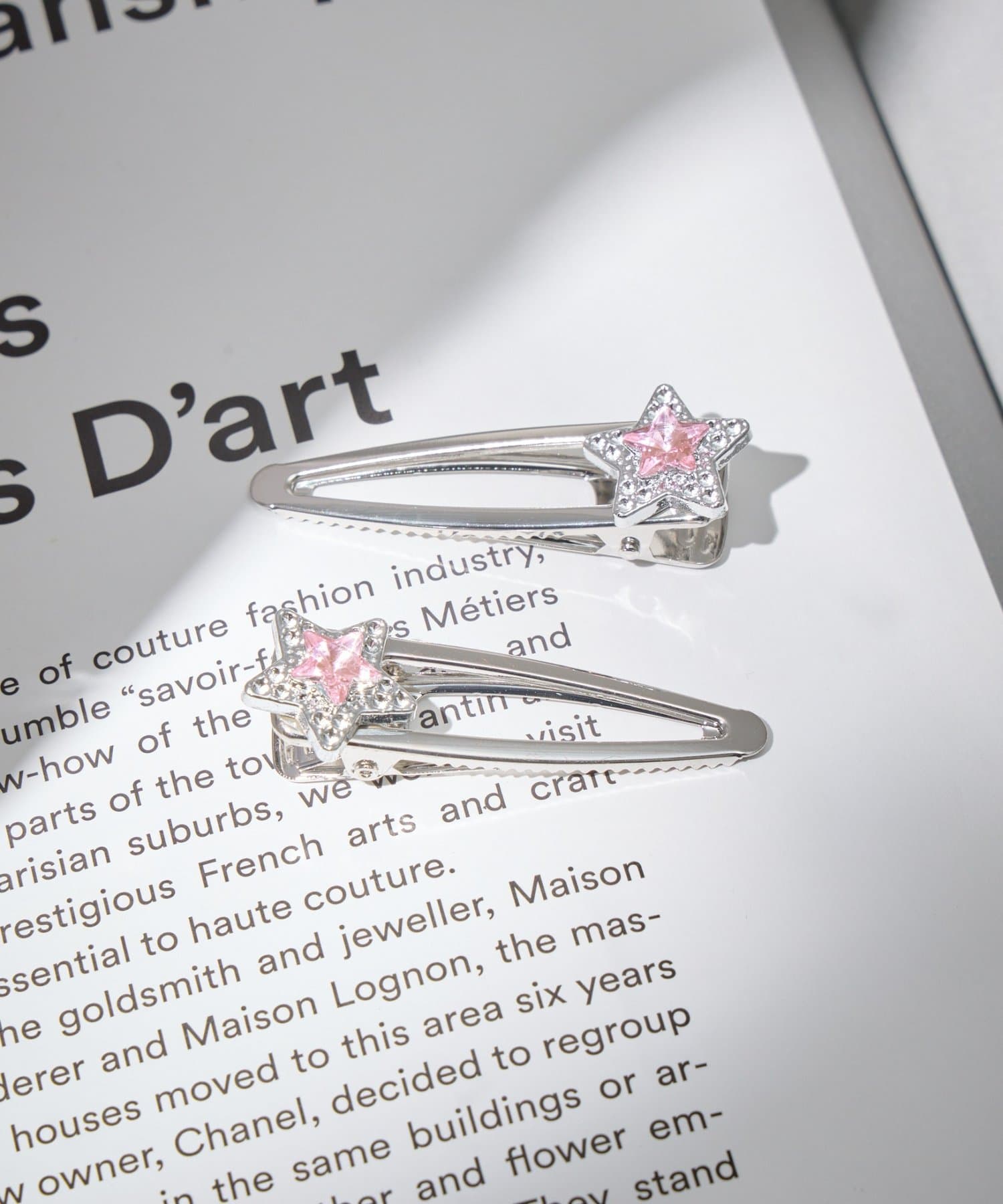 Lattice(ラティス) スターストーンヘアクリップセット(2P)