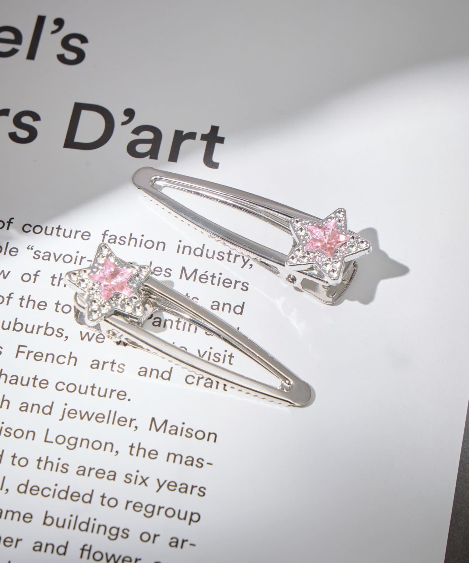 Lattice(ラティス) スターストーンヘアクリップセット(2P)