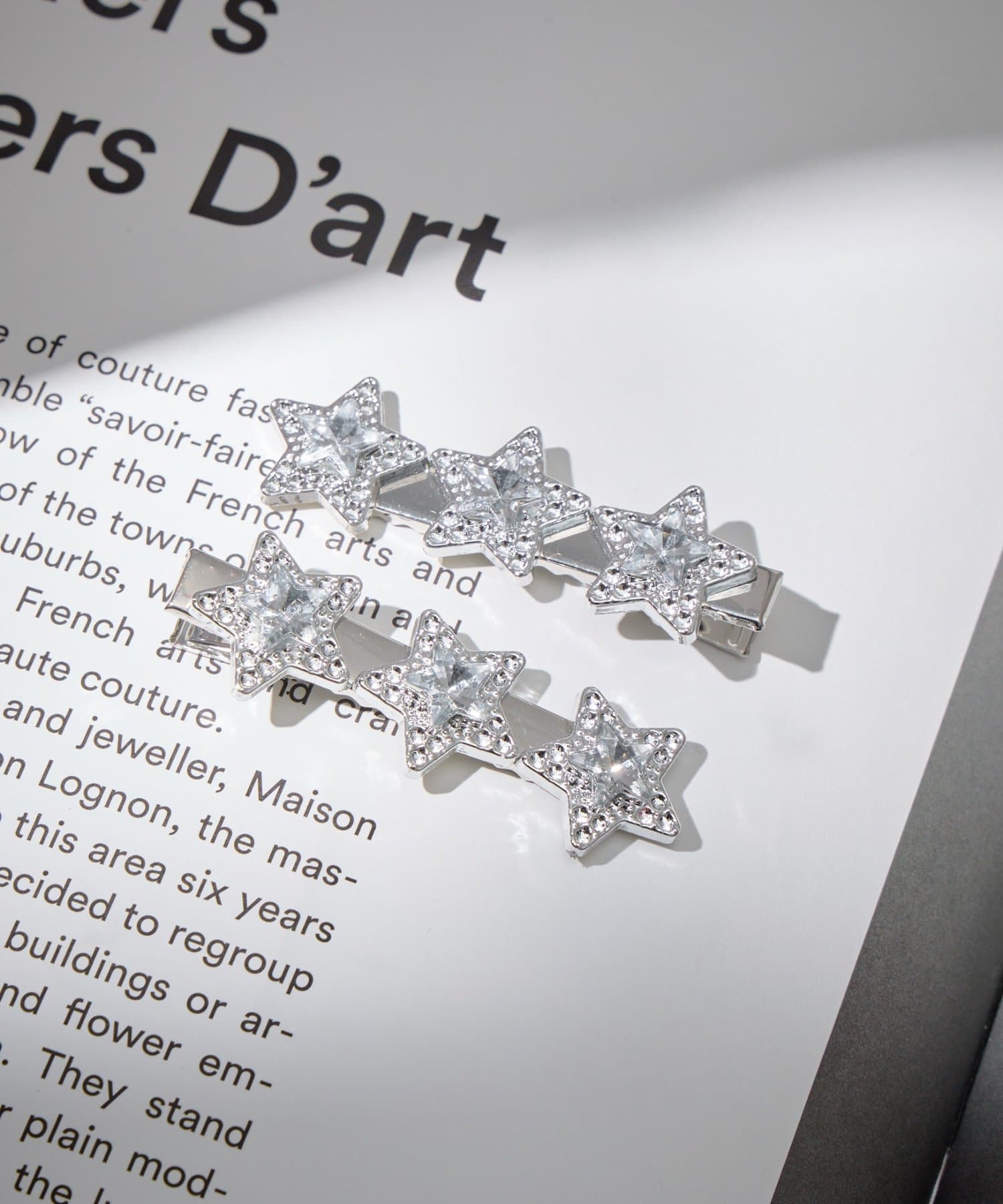 Lattice(ラティス) スターストーンヘアクリップセット(2P)