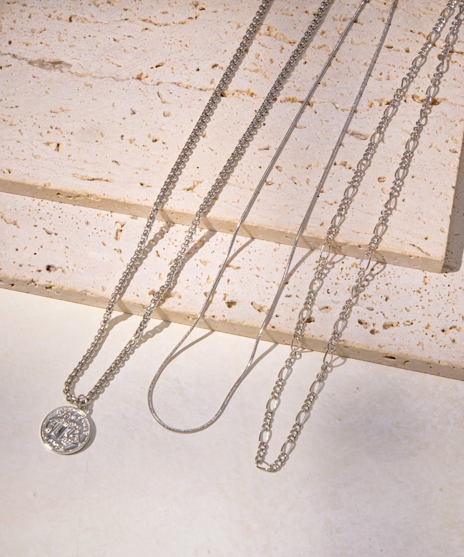 Lattice(ラティス) コインモチーフネックレスセット(3P)