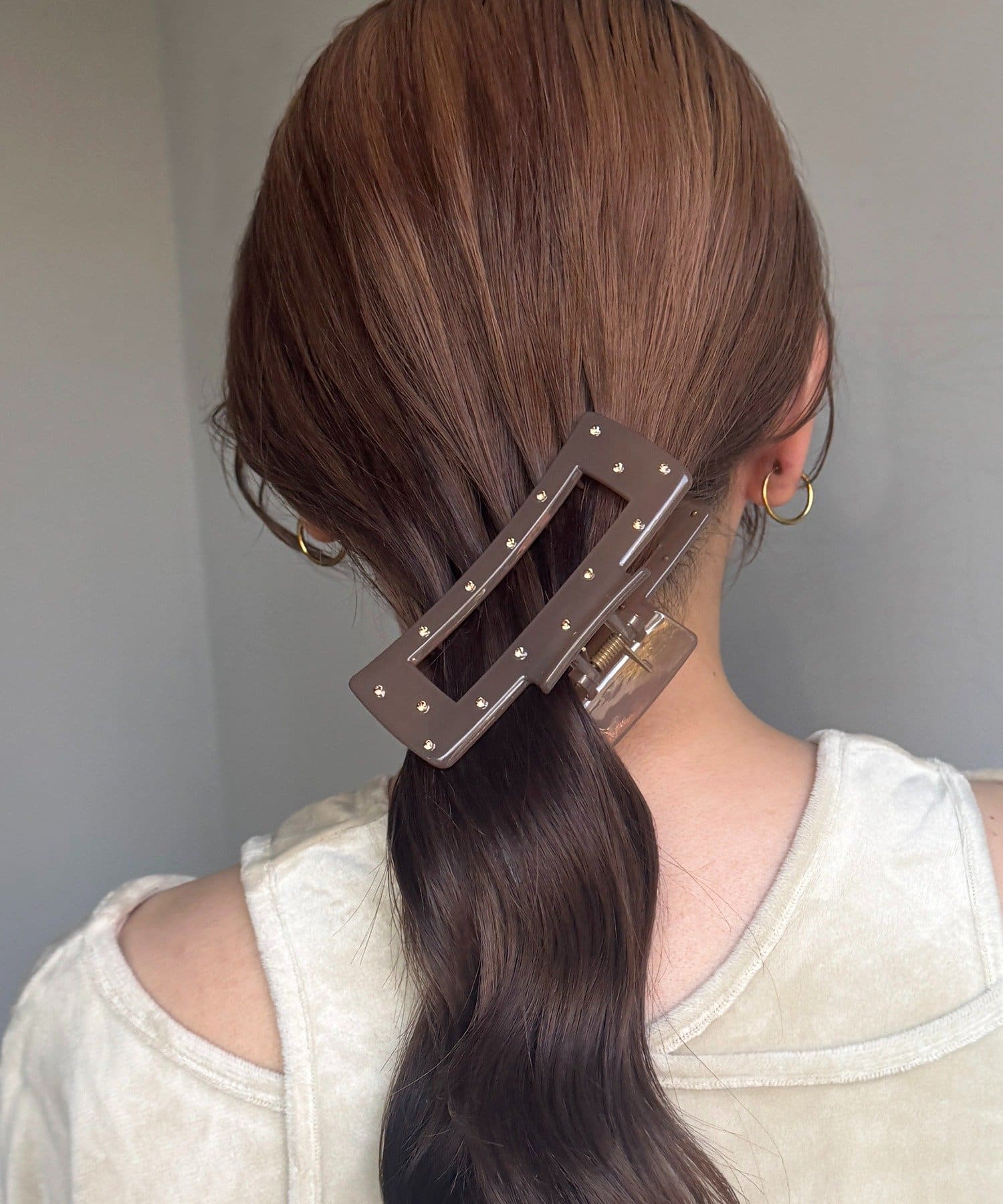 Lattice(ラティス) ストーン付きスクエアクリップ