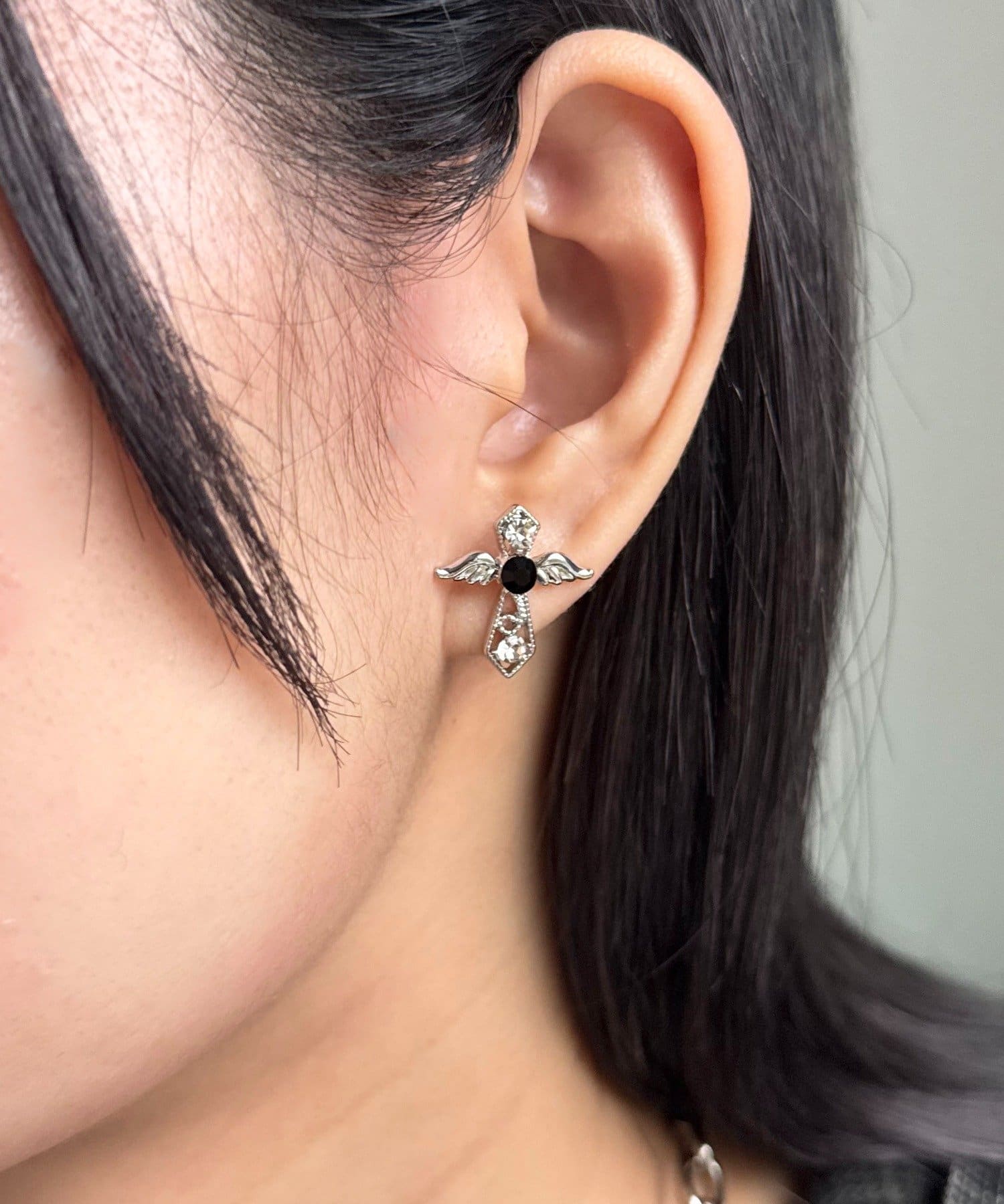 Lattice(ラティス) クロスフェザーピアス