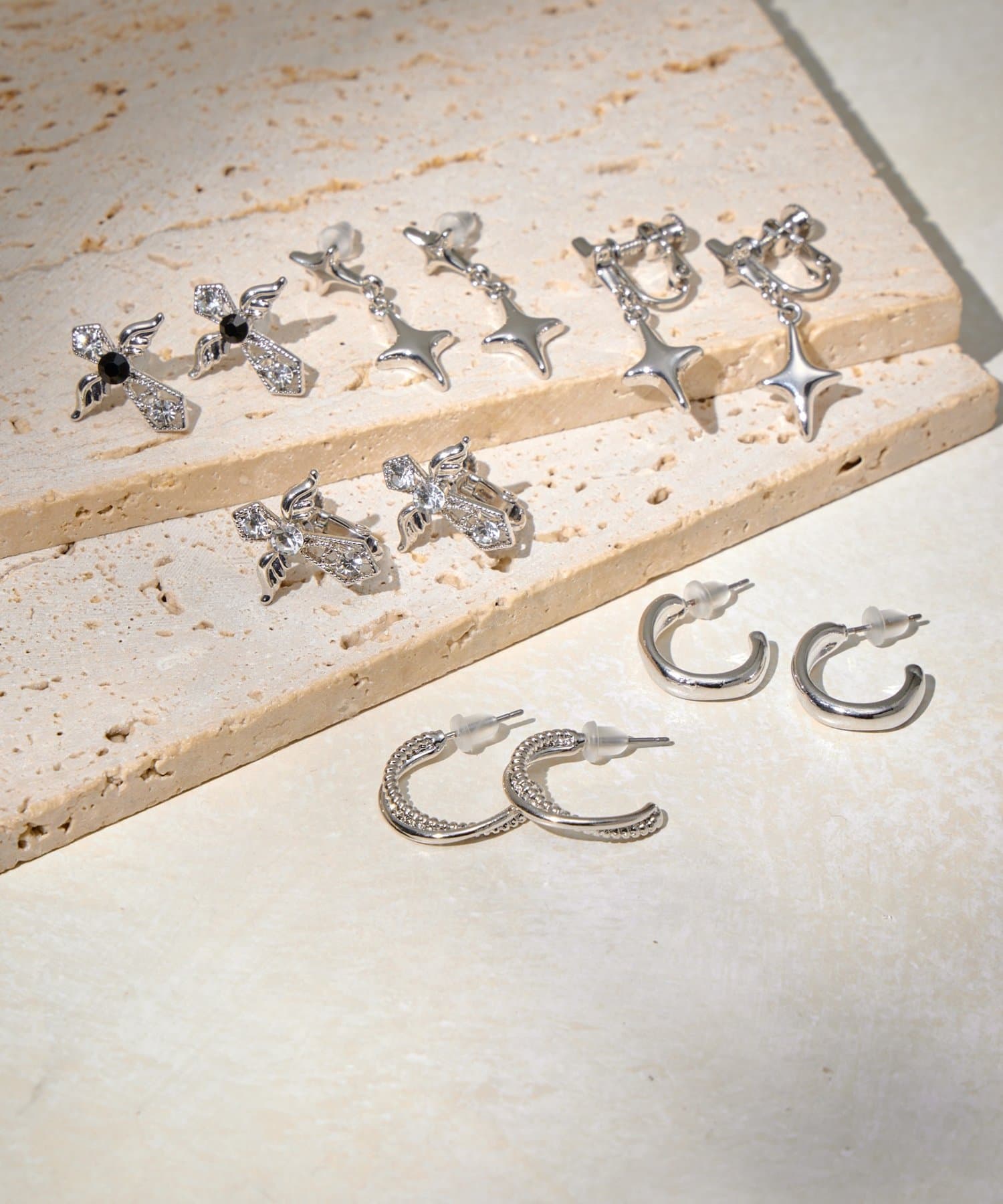 Lattice(ラティス) クロスフェザーピアス