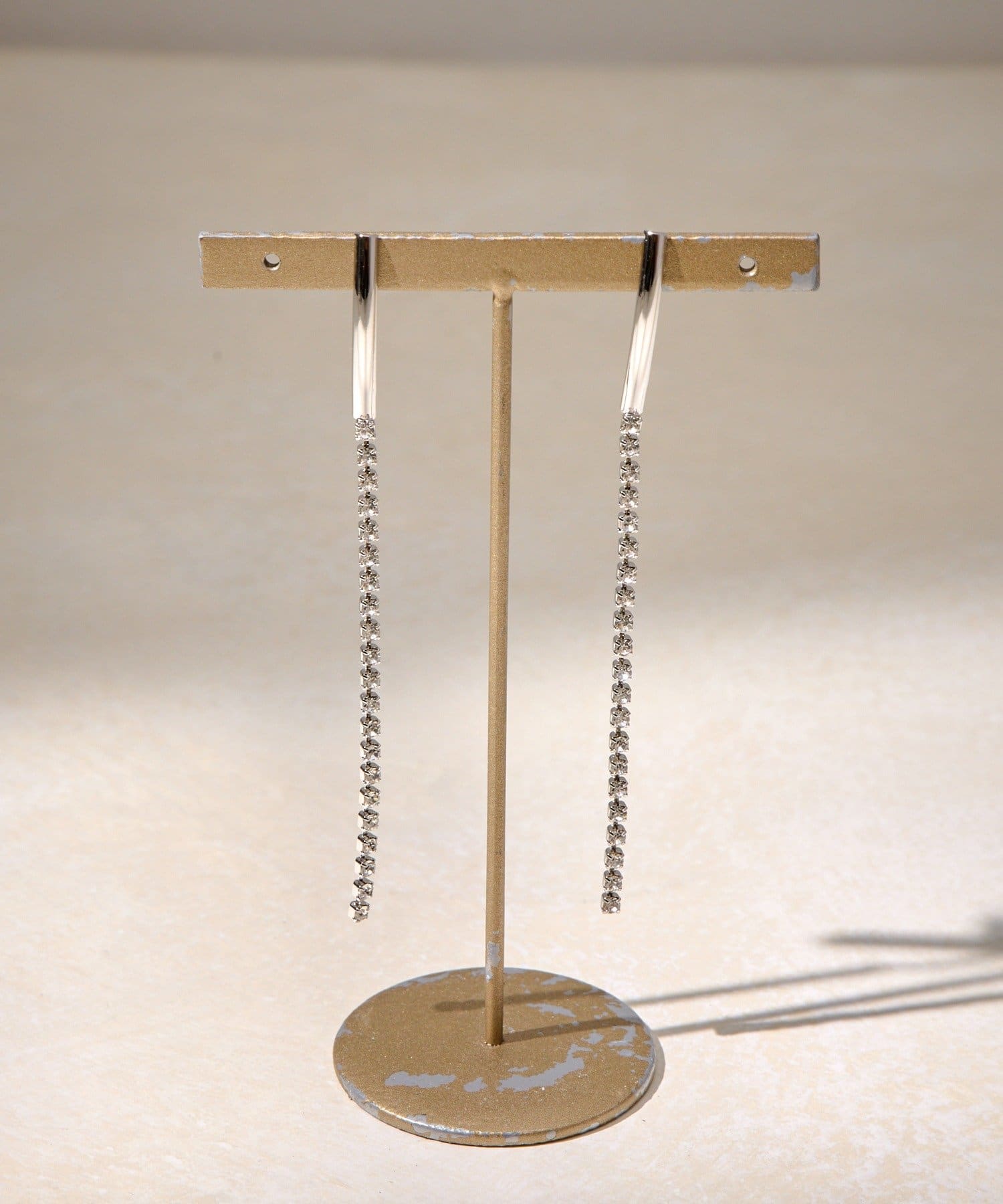 Lattice(ラティス) ラインストーンピアス