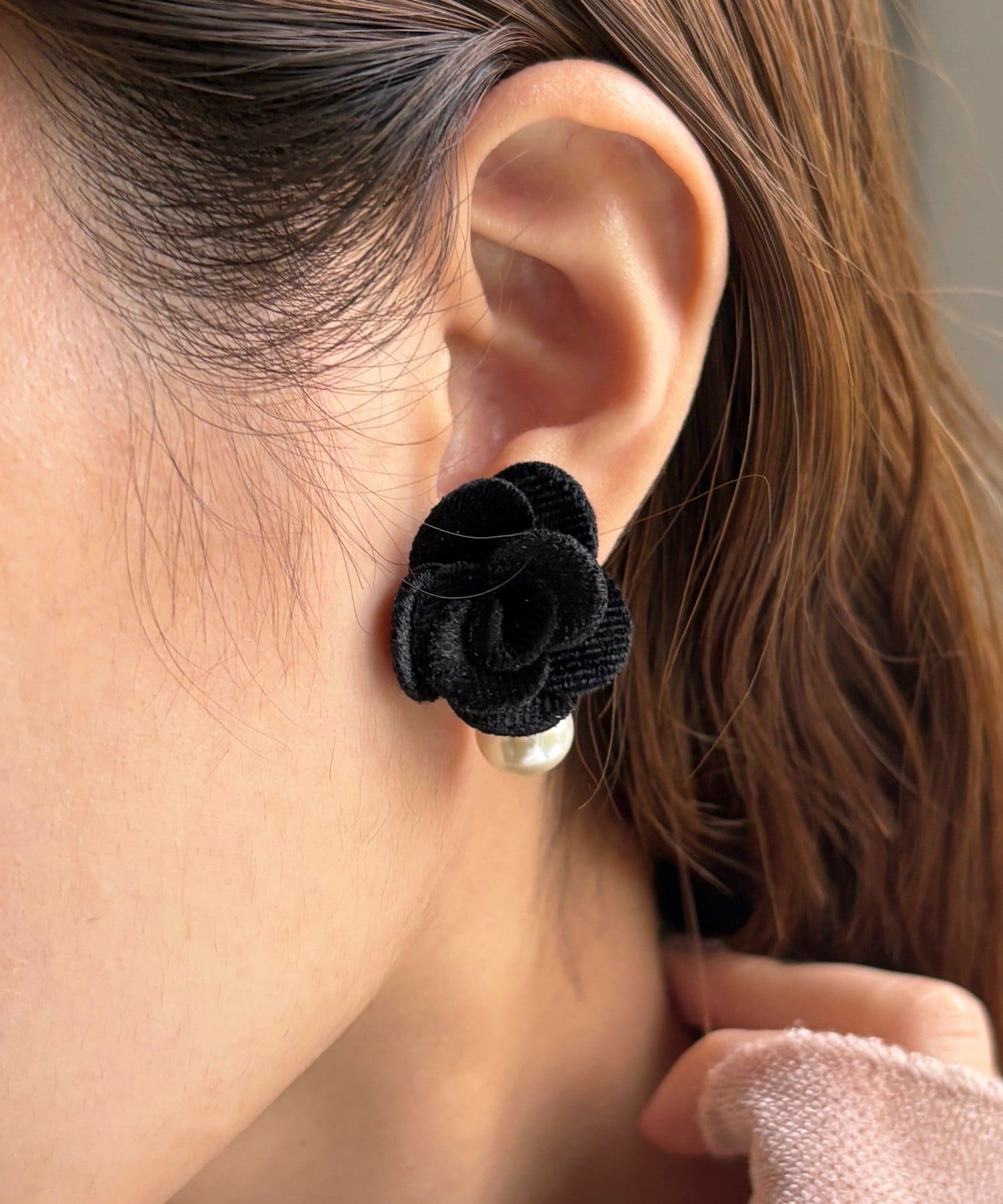 Lattice(ラティス) ベロアバラピアス