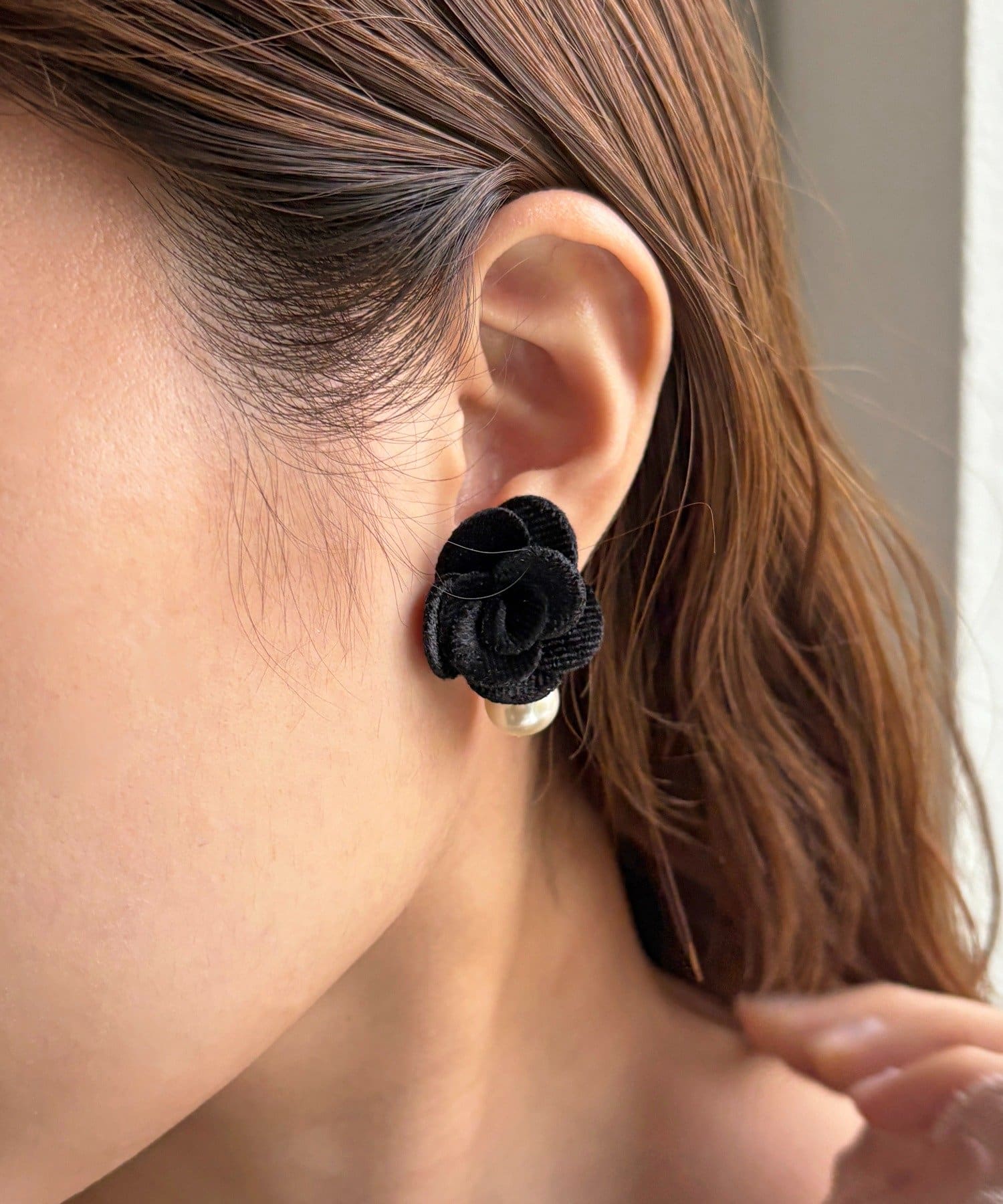 Lattice(ラティス) ベロアバラピアス