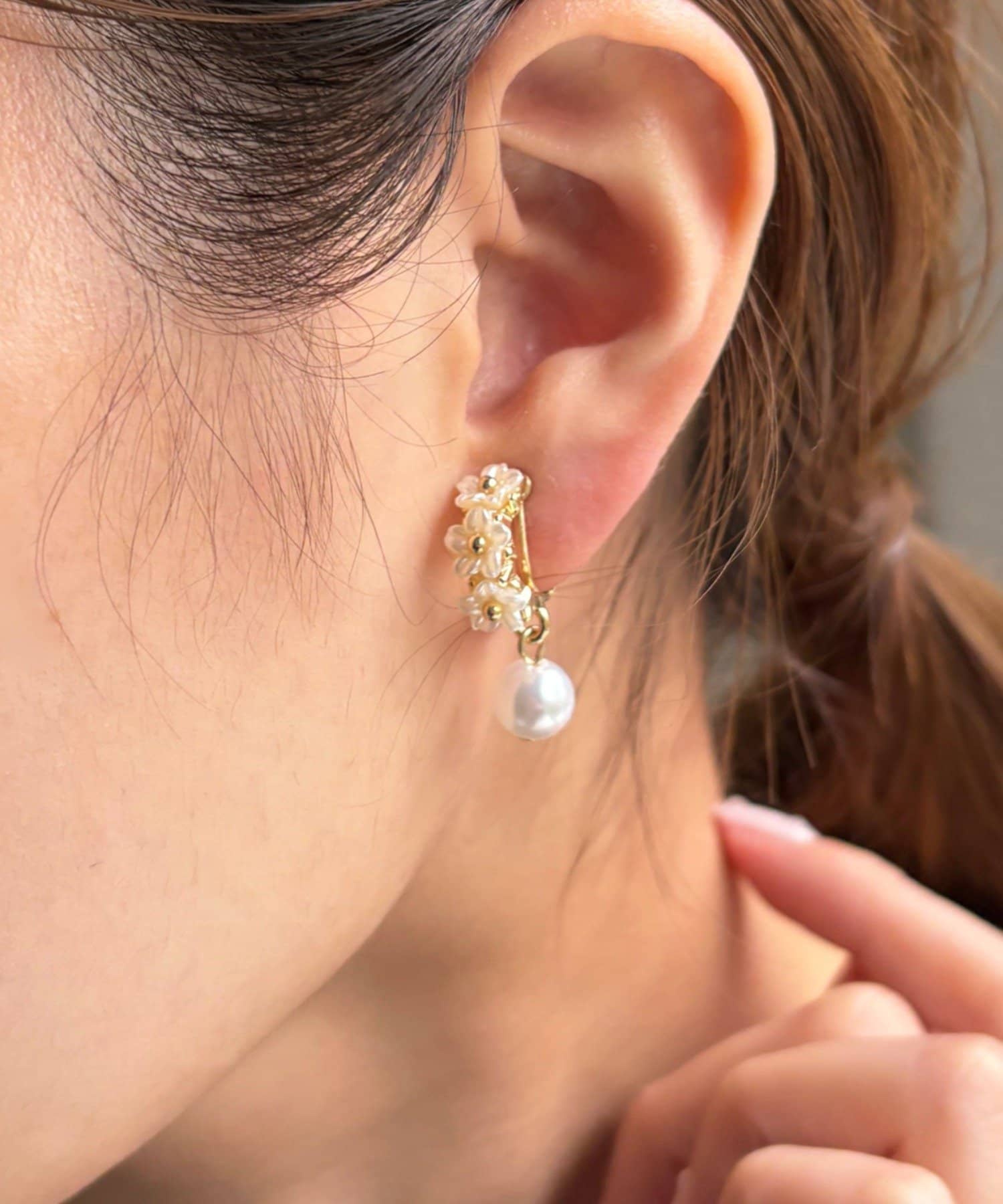 Lattice(ラティス) フラワーイヤリング