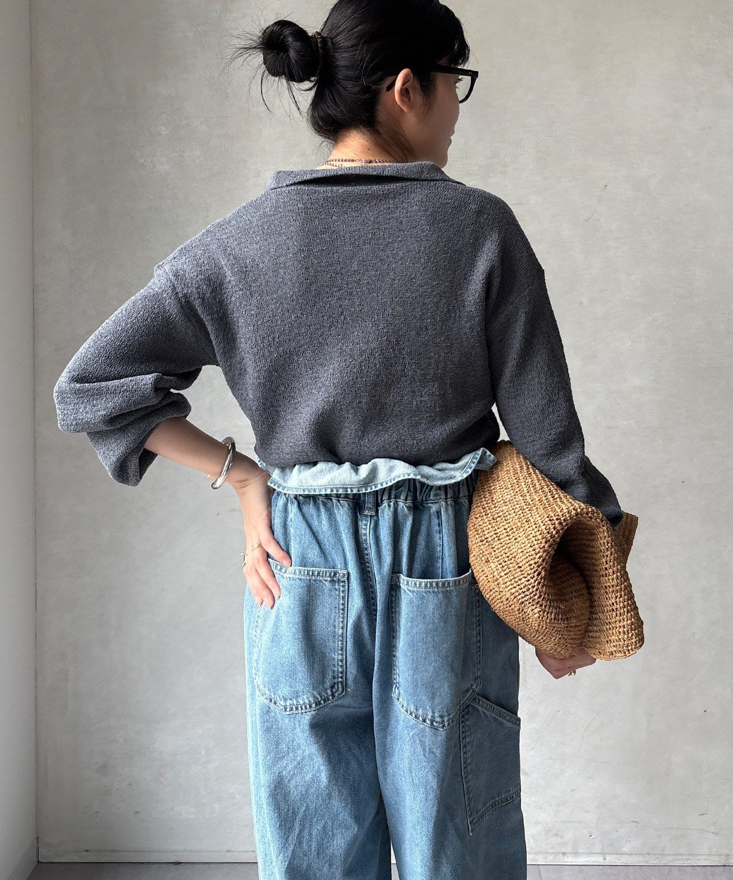 DOUDOU(ドゥドゥ) 【WEB限定】ブークレーポロニット