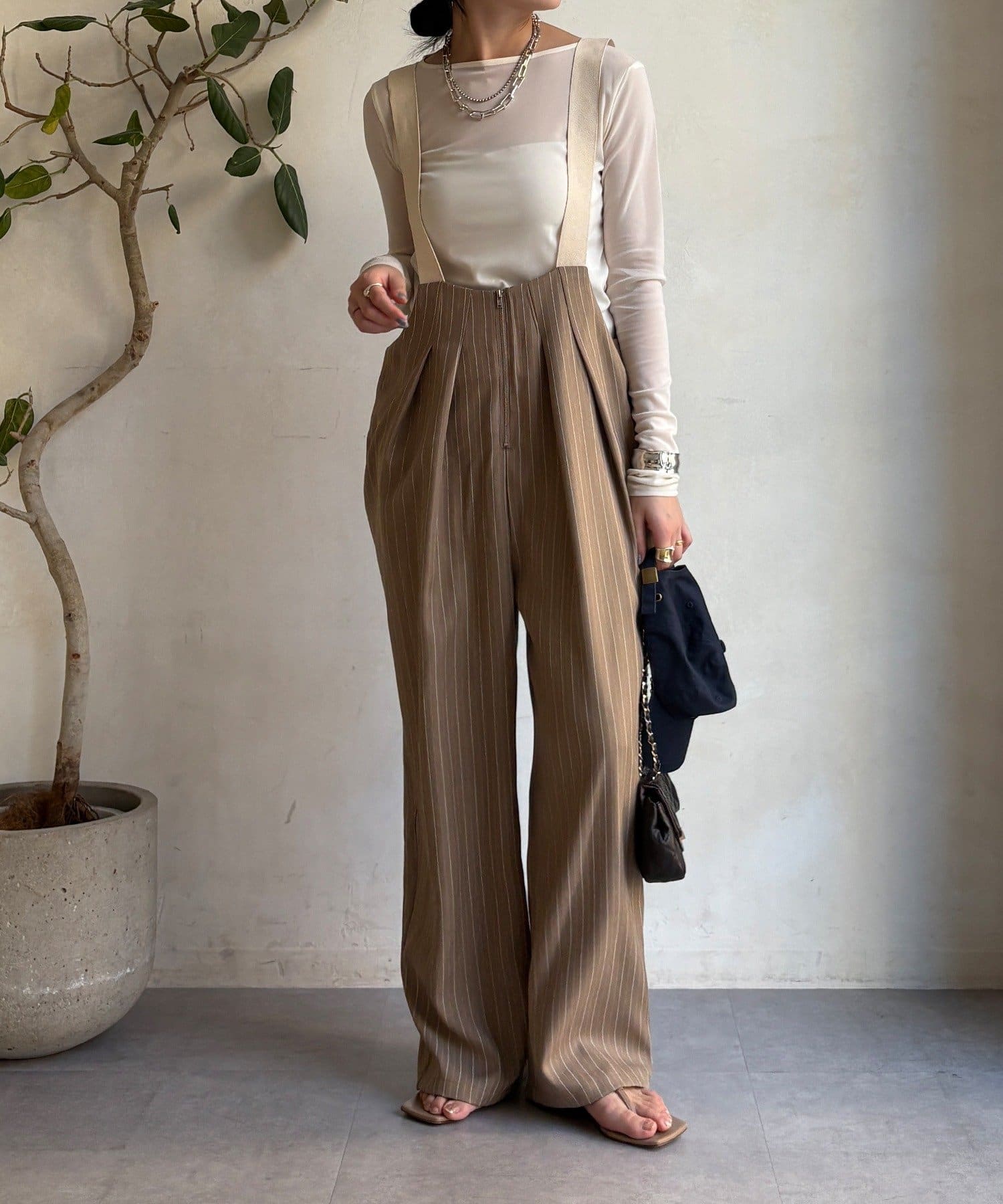 DOUDOU(ドゥドゥ) 【WEB限定】ツータックサロペット