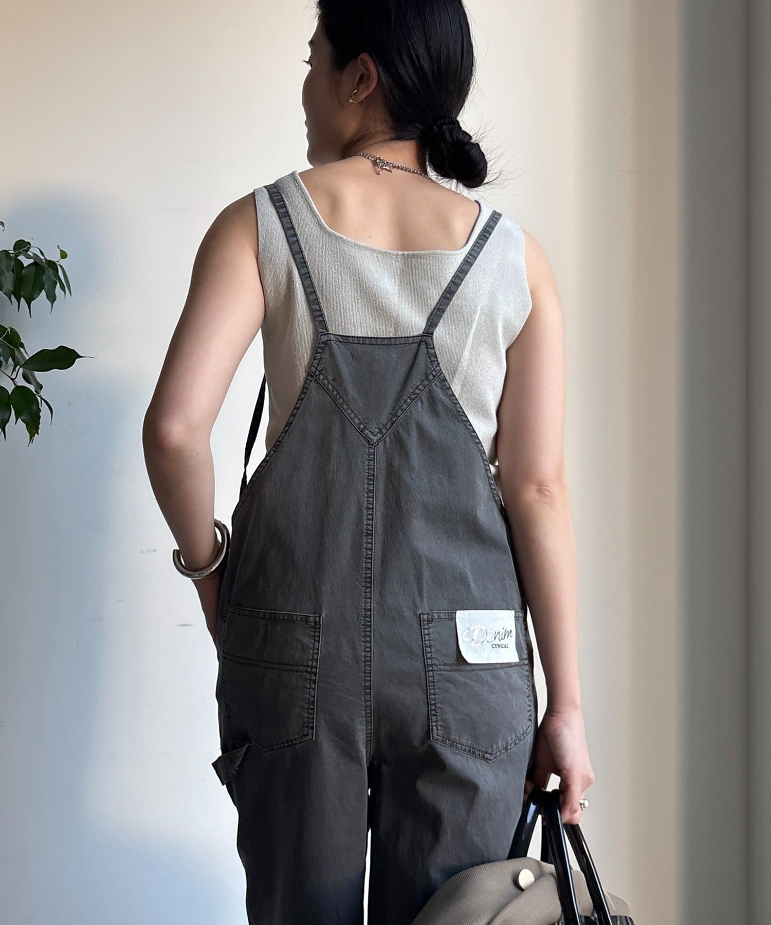 DOUDOU(ドゥドゥ) ストレッチツイルピグメント加工オールインワン