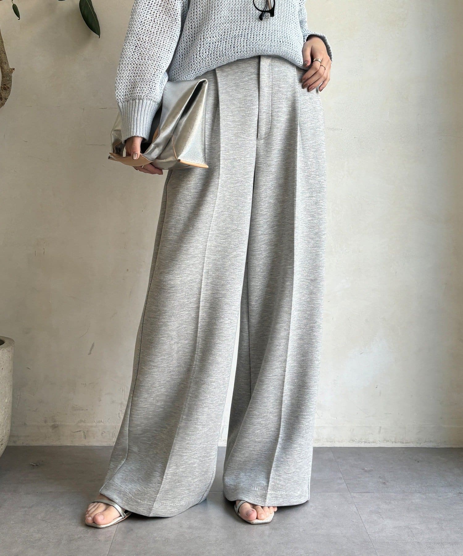 DOUDOU(ドゥドゥ) センタープレスダンボールパンツ