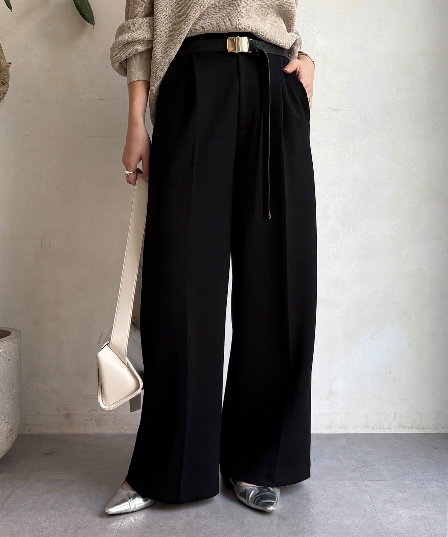 DOUDOU(ドゥドゥ) センタープレスダンボールパンツ