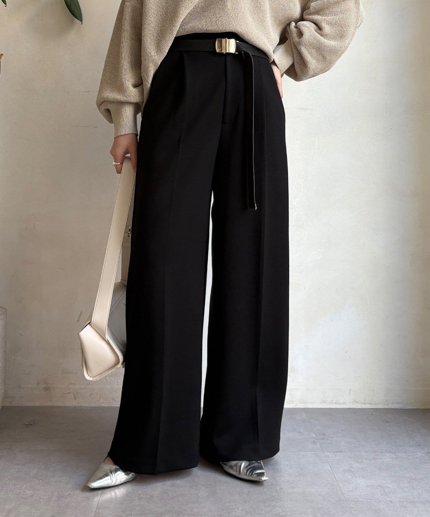 DOUDOU(ドゥドゥ) センタープレスダンボールパンツ