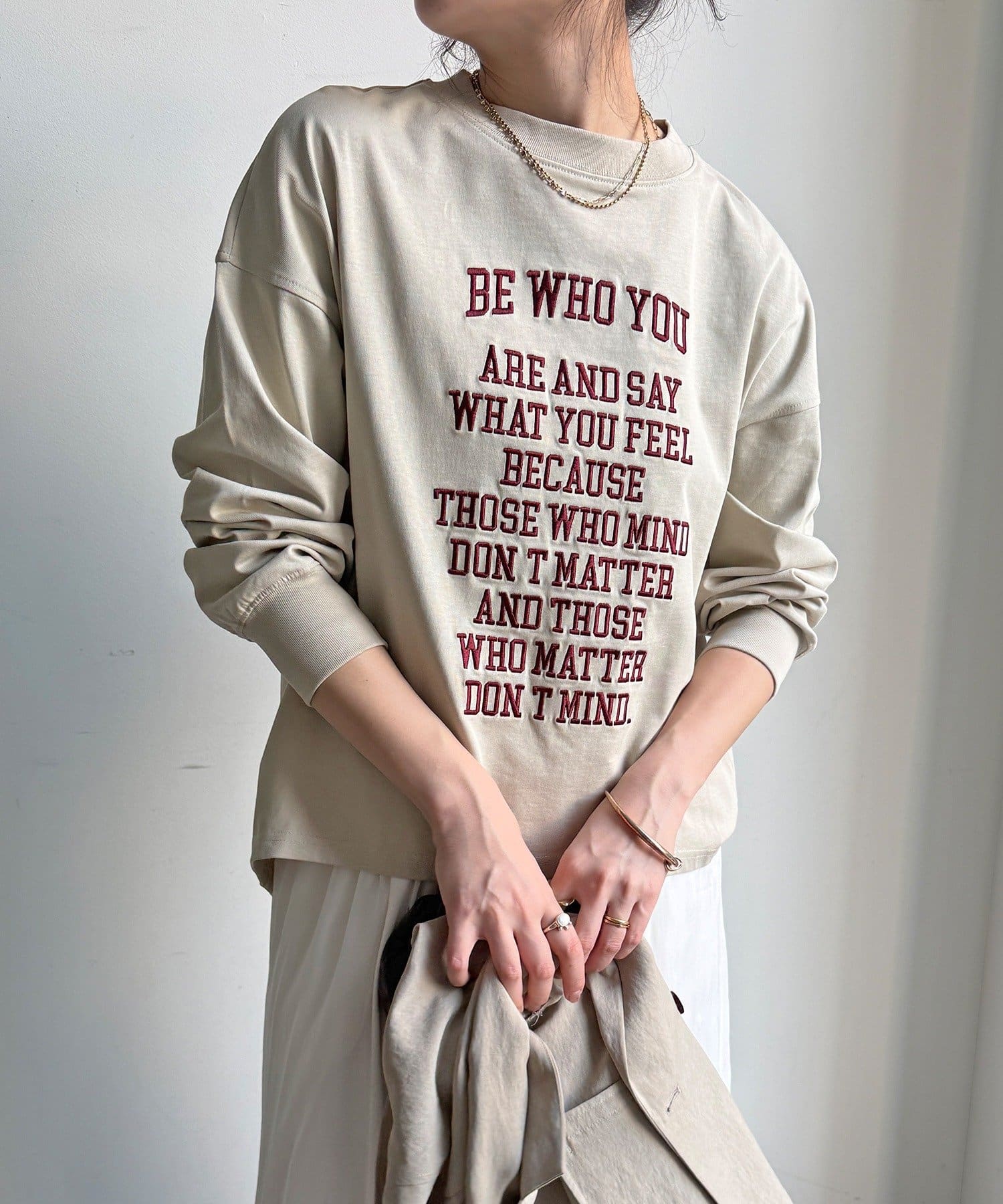 DOUDOU(ドゥドゥ) 【WEB限定】コットンロゴTEE