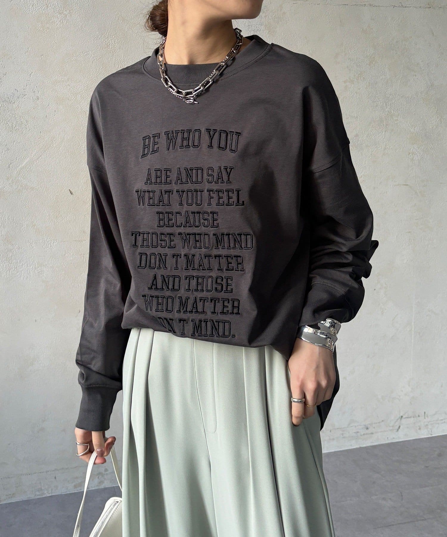 DOUDOU(ドゥドゥ) 【WEB限定】コットンロゴTEE