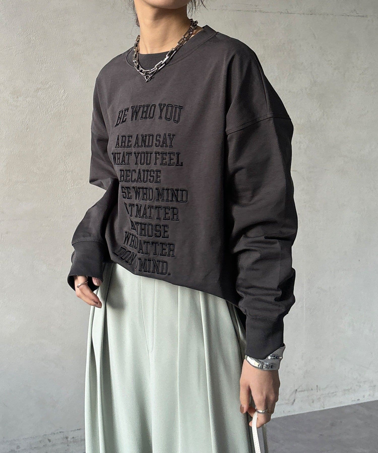 DOUDOU(ドゥドゥ) 【WEB限定】コットンロゴTEE