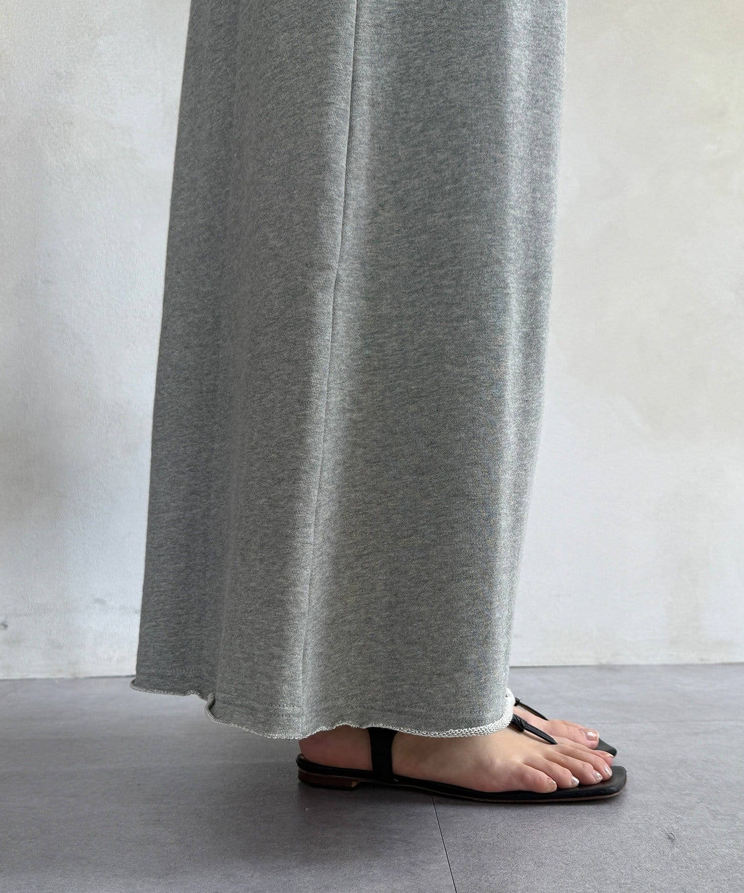 DOUDOU(ドゥドゥ) 裏毛ロングスカート