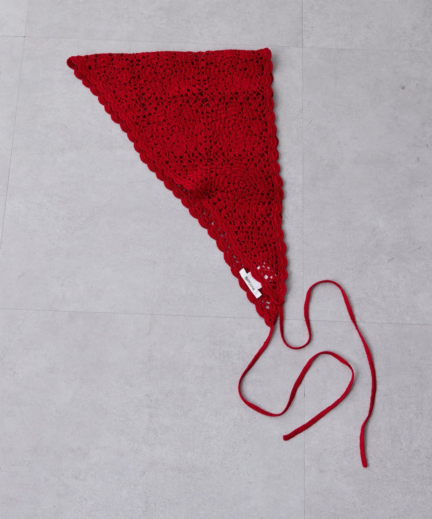 Whim Gazette(ウィム ガゼット) クロシェニットスカーフ