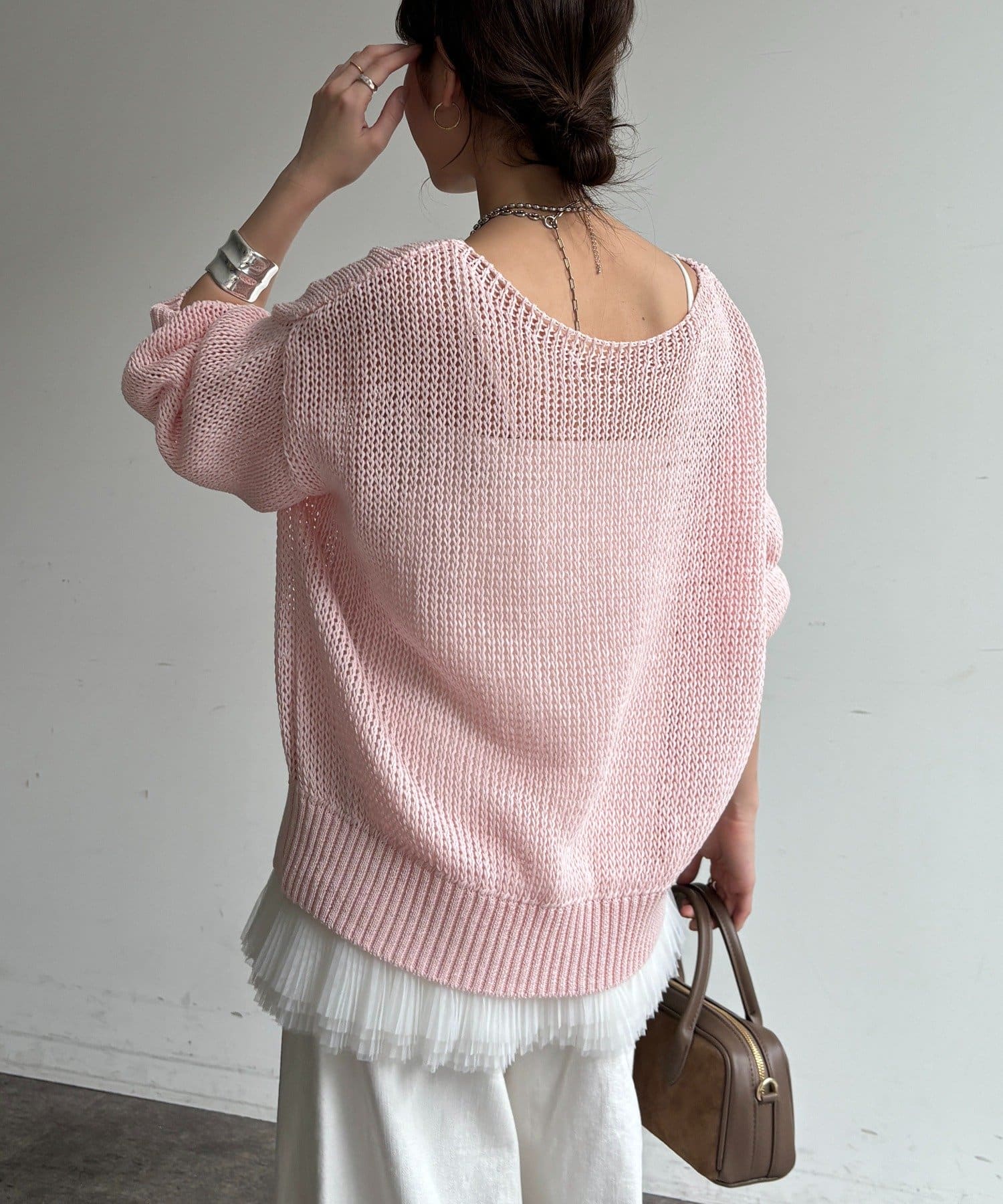 DOUDOU(ドゥドゥ) 【新色追加！】コットンローゲージプルオーバー