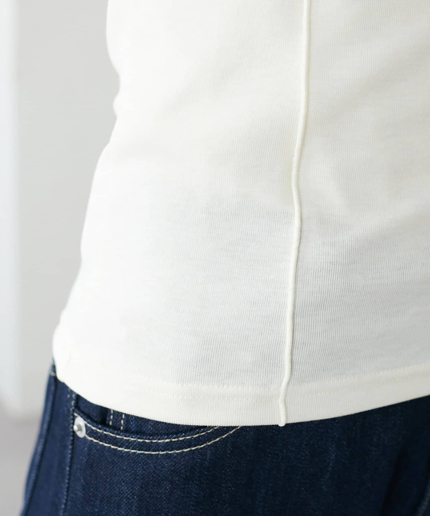 DISCOAT(ディスコート) 【WEB限定】メランジメロー半袖Tシャツ