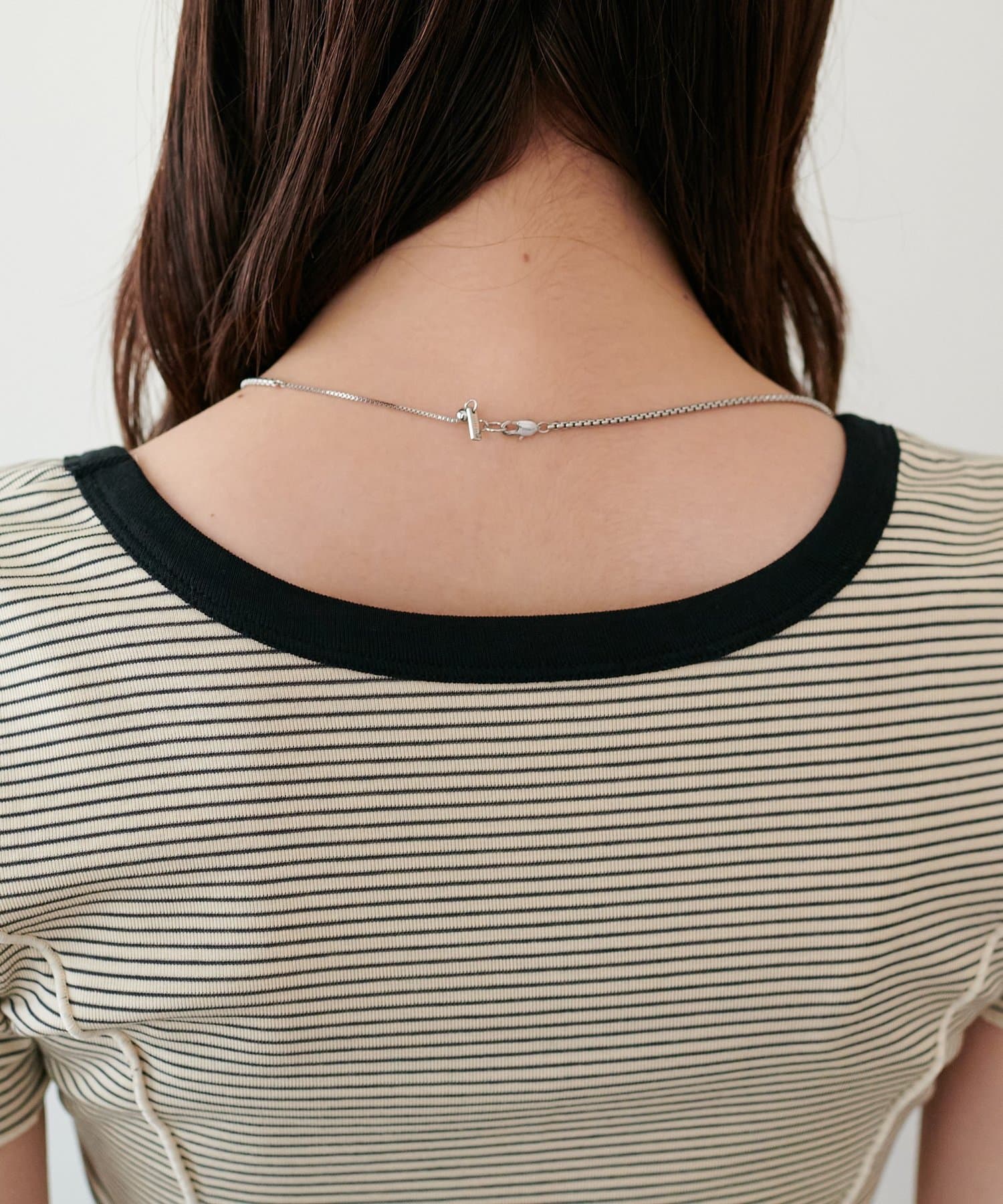 DISCOAT(ディスコート) 【WEB限定】ボーダーメロー半袖T