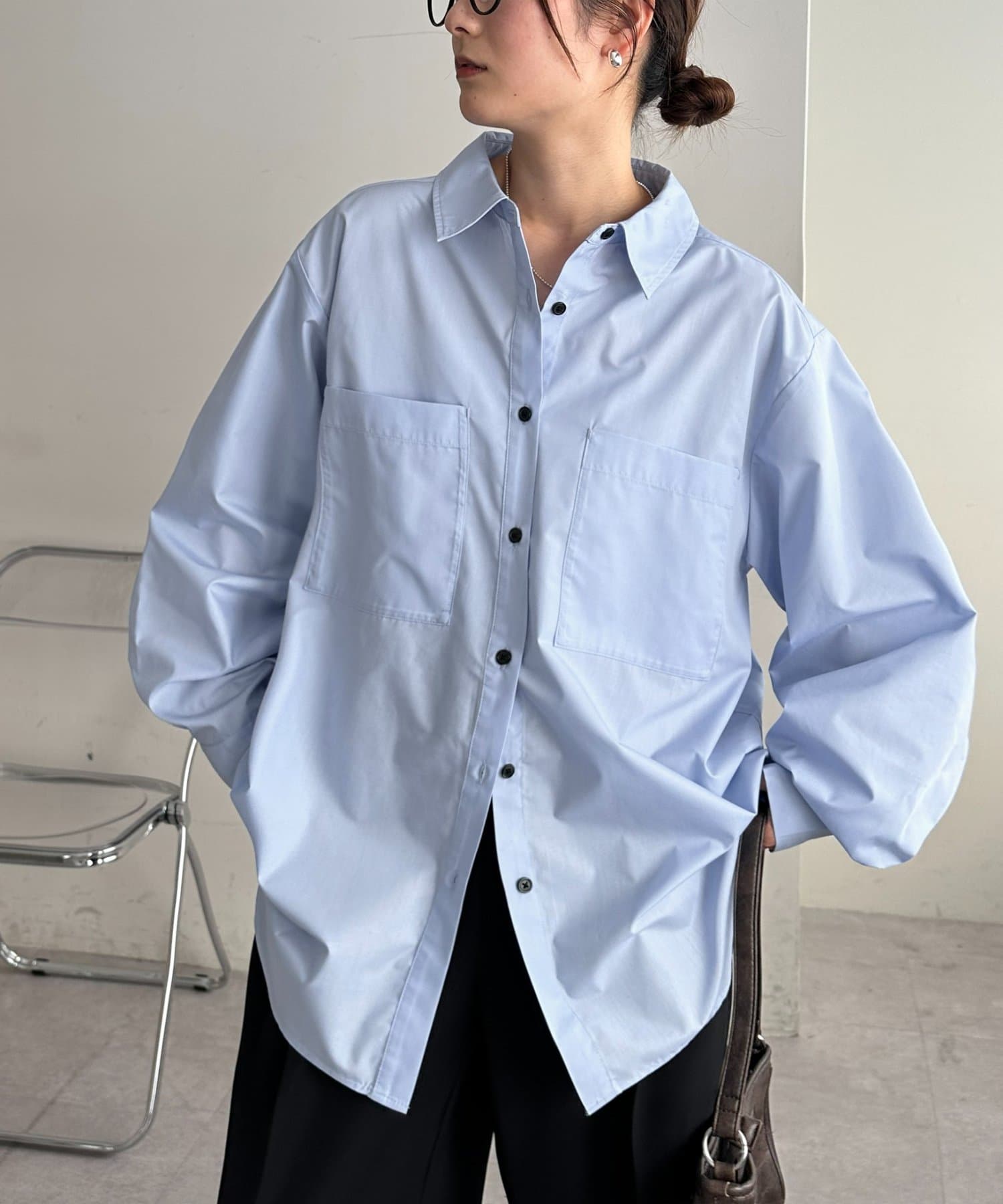 DISCOAT(ディスコート) 【SS先行予約/WEB限定】ボタンデザインオーバーシャツ