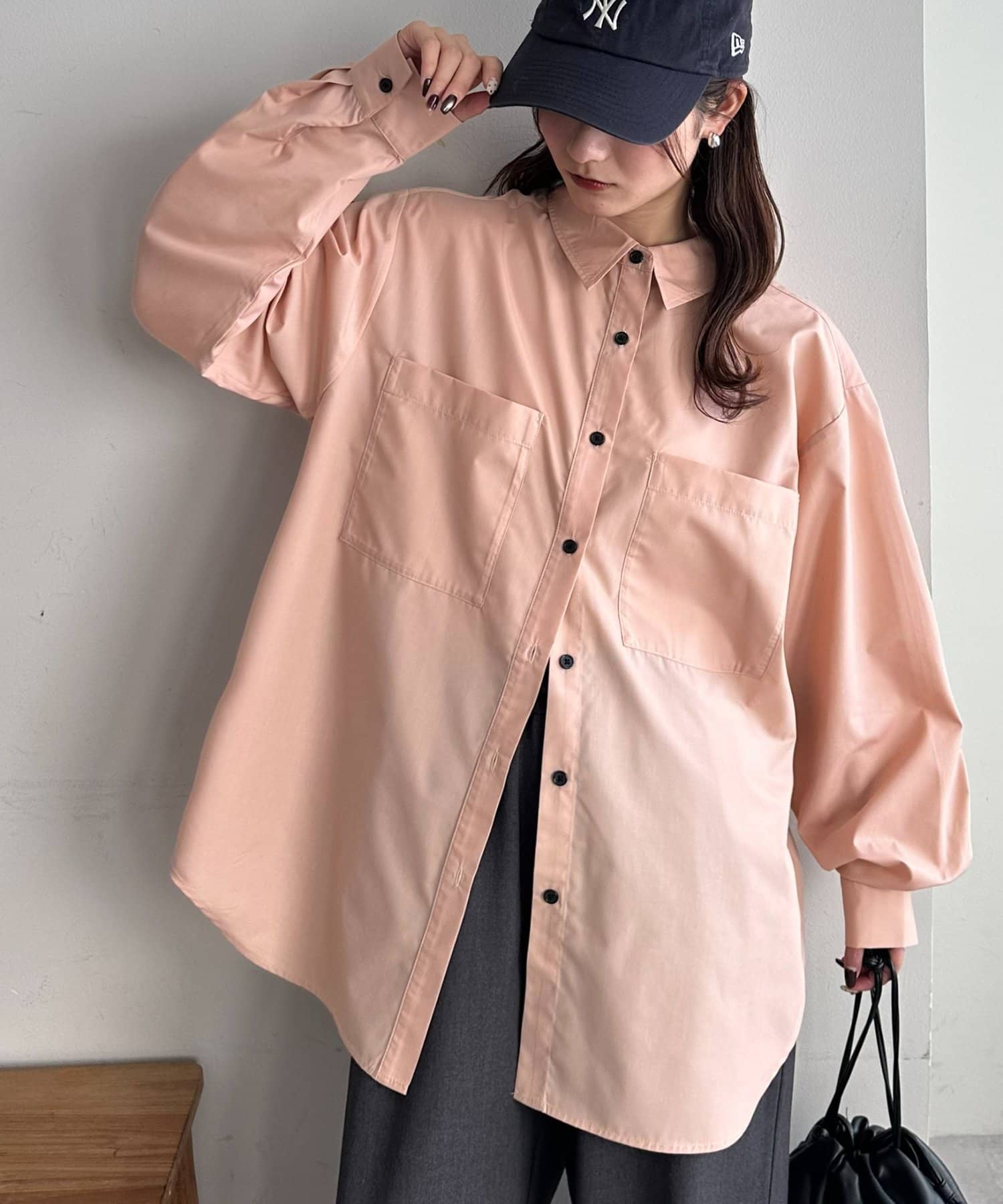 DISCOAT(ディスコート) 【SS先行予約/WEB限定】ボタンデザインオーバーシャツ