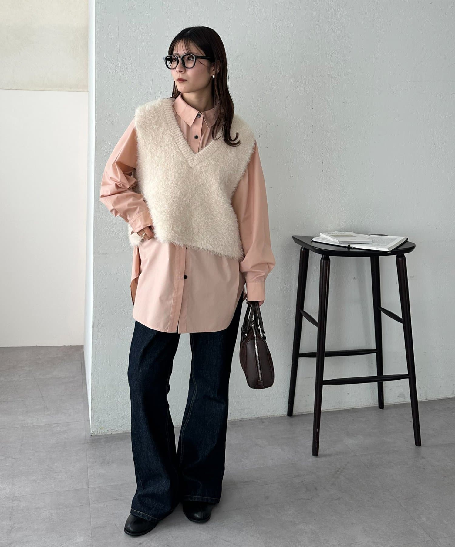 DISCOAT(ディスコート) 【SS先行予約/WEB限定】ボタンデザインオーバーシャツ