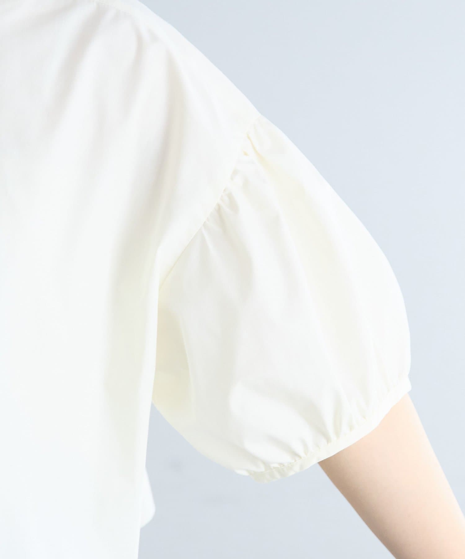 DISCOAT(ディスコート) 【SS先行予約/WEB限定】袖ボリュームハーフスリーブショートシャツ