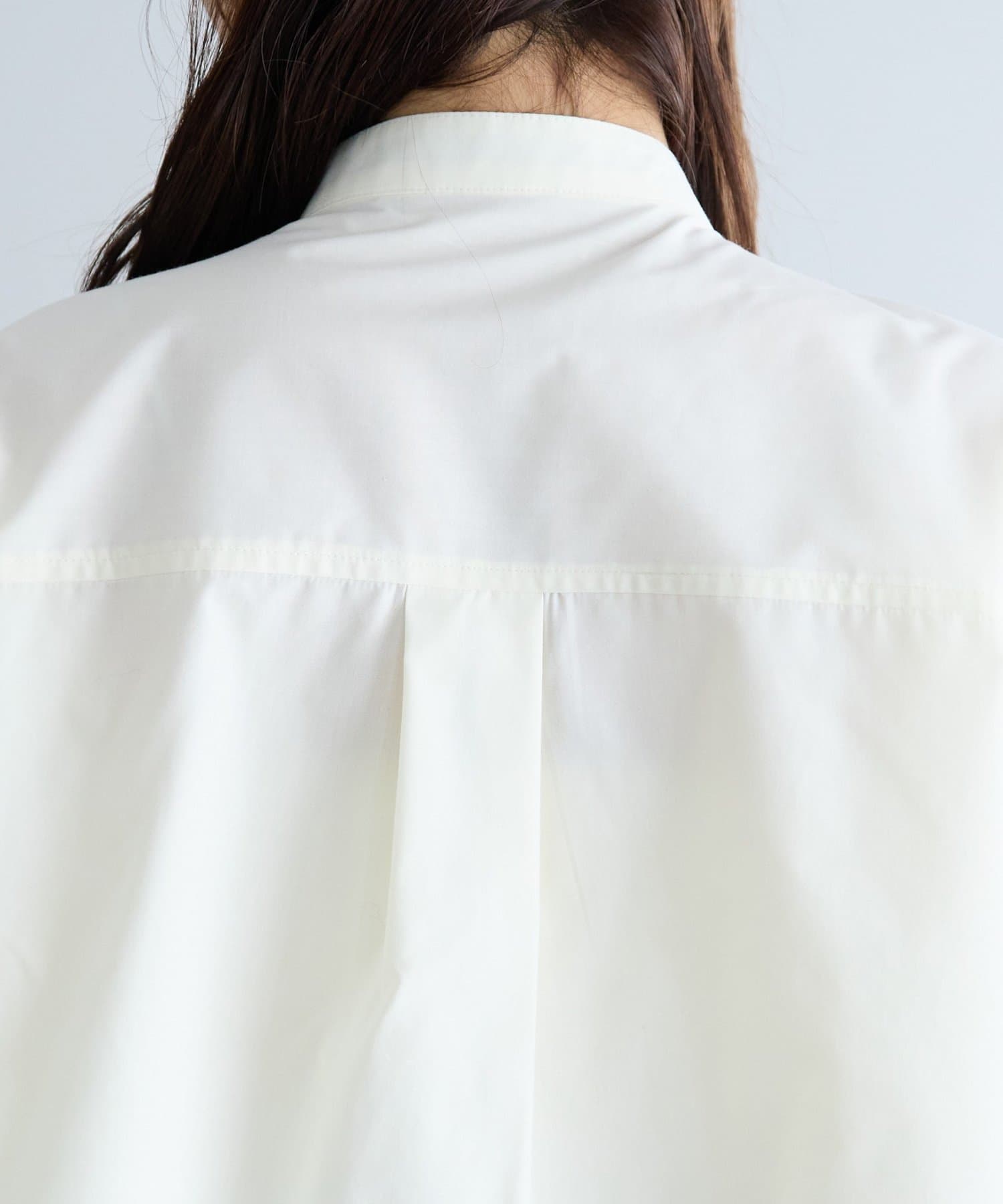 DISCOAT(ディスコート) 【SS先行予約/WEB限定】袖ボリュームハーフスリーブショートシャツ