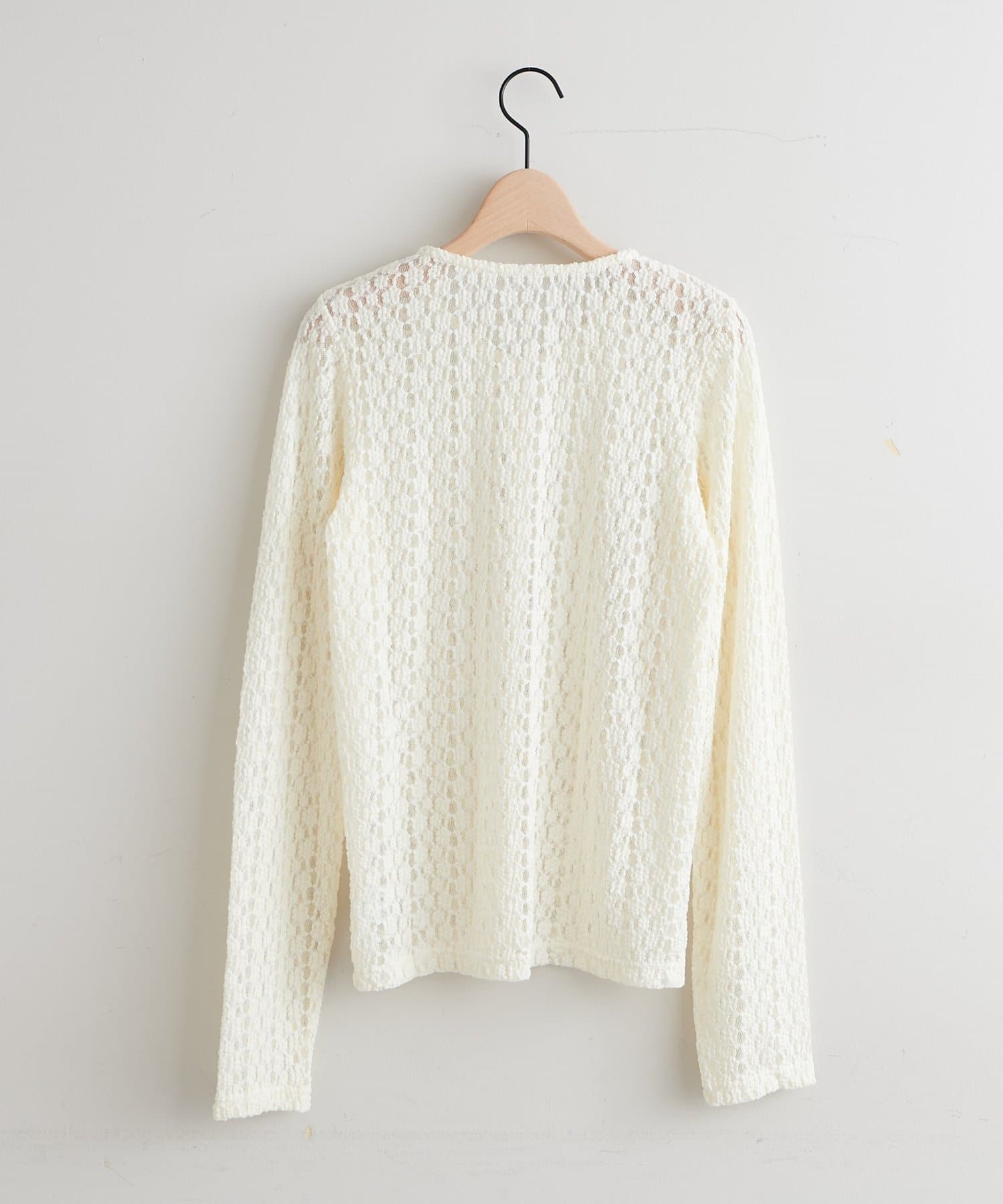 DISCOAT(ディスコート) 【WEB限定】フラワーレースカーディガン