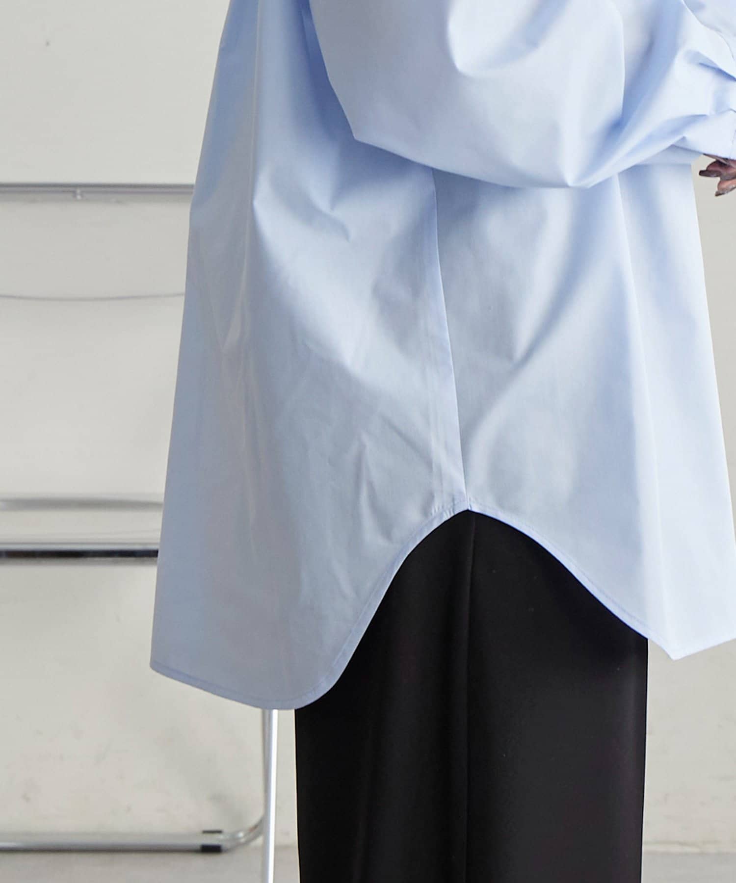 DISCOAT(ディスコート) 【WEB限定】プレート付オーバーシャツ