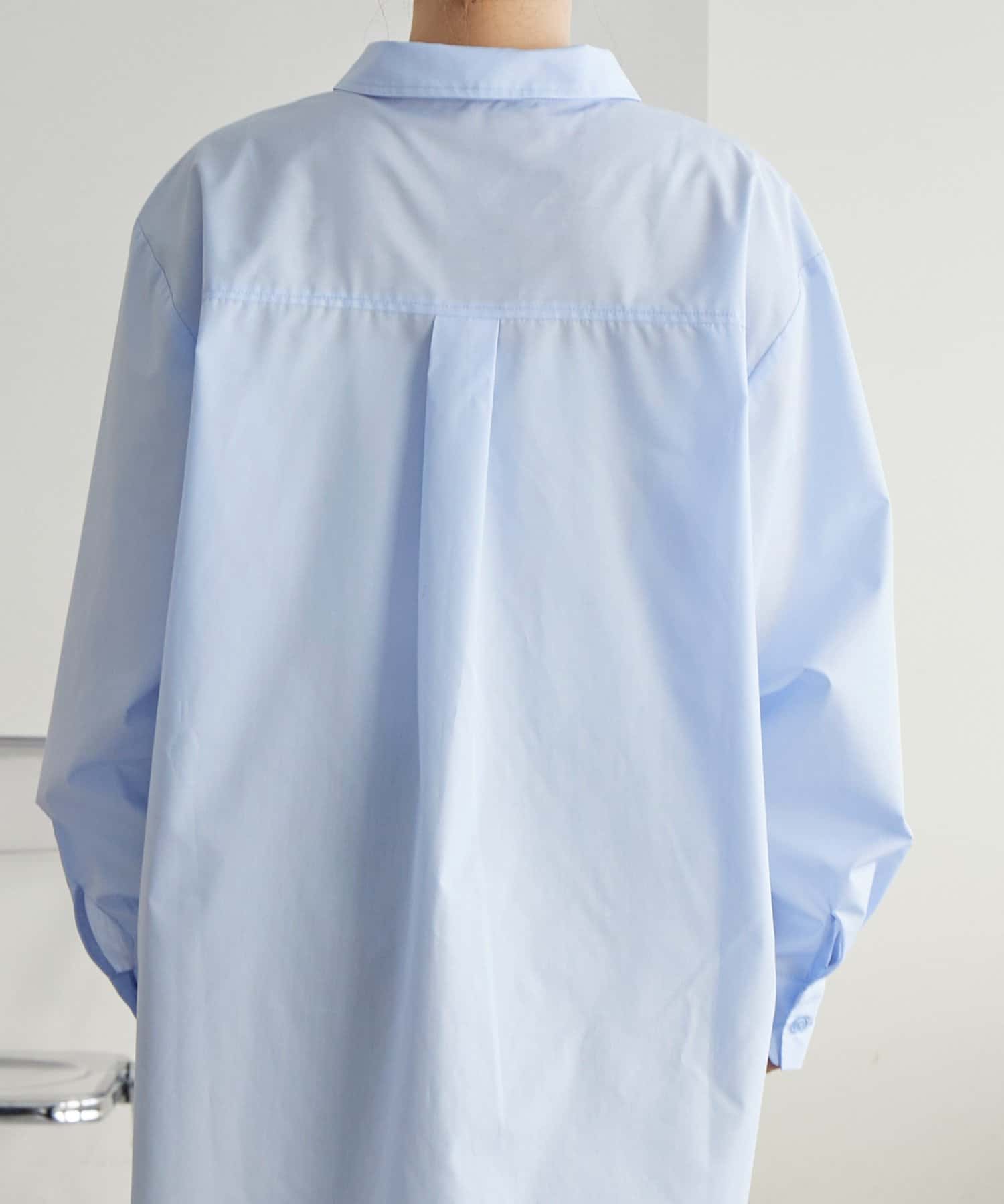 DISCOAT(ディスコート) 【WEB限定】プレート付オーバーシャツ